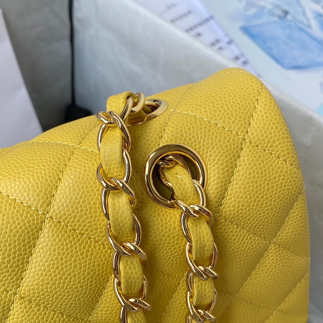 「#676」 Chane1 Classic Flap Bag Size: 15.5x25.5x6.5cm - Image 5