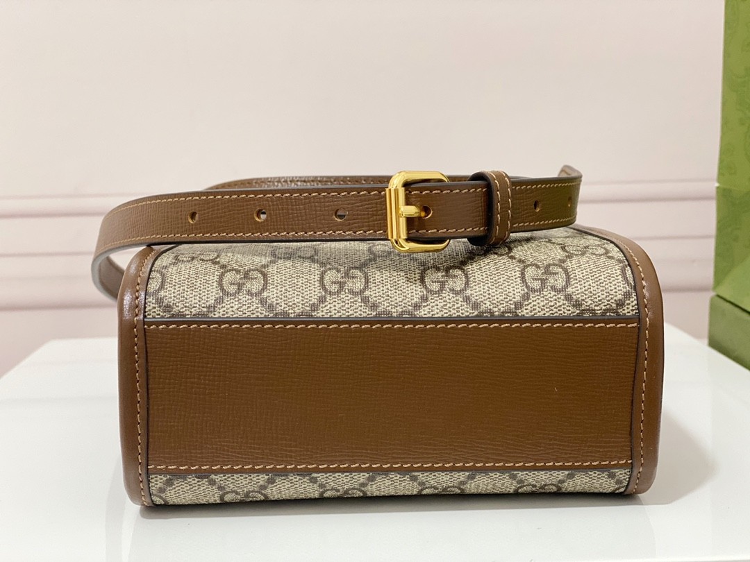 「#677」GUCCI Retro mini tote 671623 size:16*20*7cm - Image 5