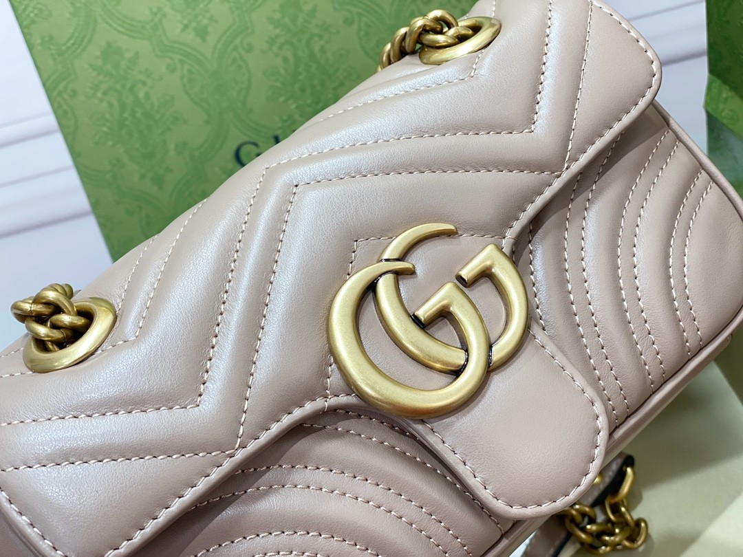 「#681」GUCCI MARMONT 446744 size:22*13*6cm - Image 3