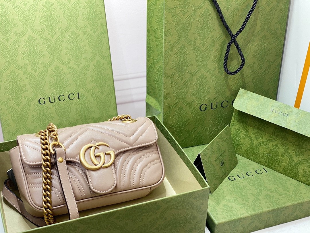 「#681」GUCCI MARMONT 446744 size:22*13*6cm