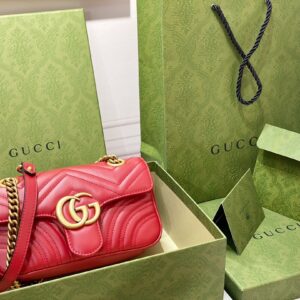 「#682」GUCCI MARMONT 446744 size:22*13*6cm