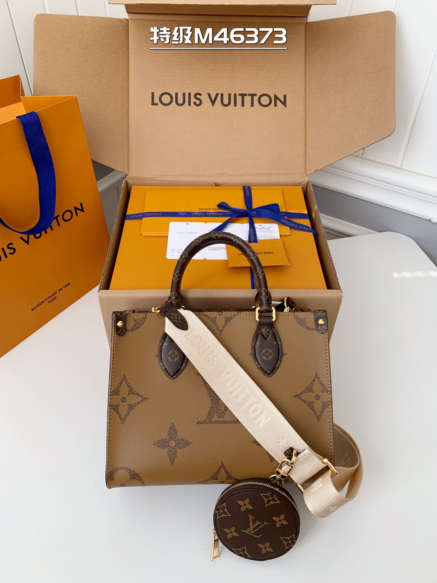 「#686」LOUIS VUITTON ON THE GO M46373 SIZE:25*19*11.5cm