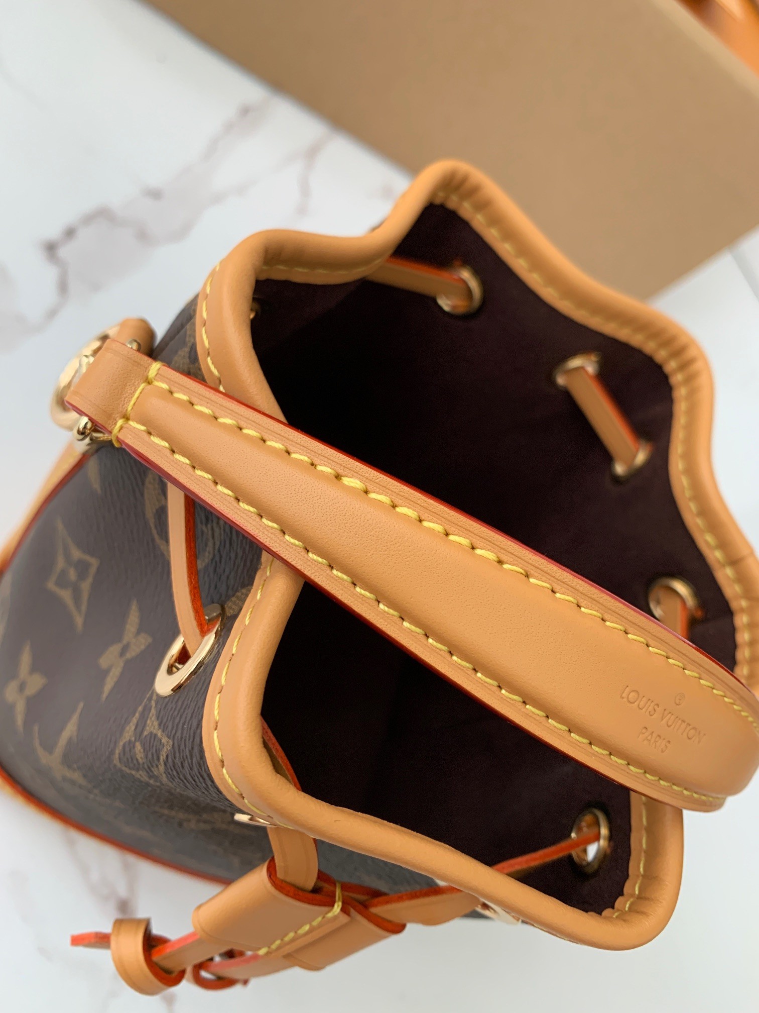 「#689」 Lovis Vuitton NANO NOE M81266 size:13*16*10cm - Image 5