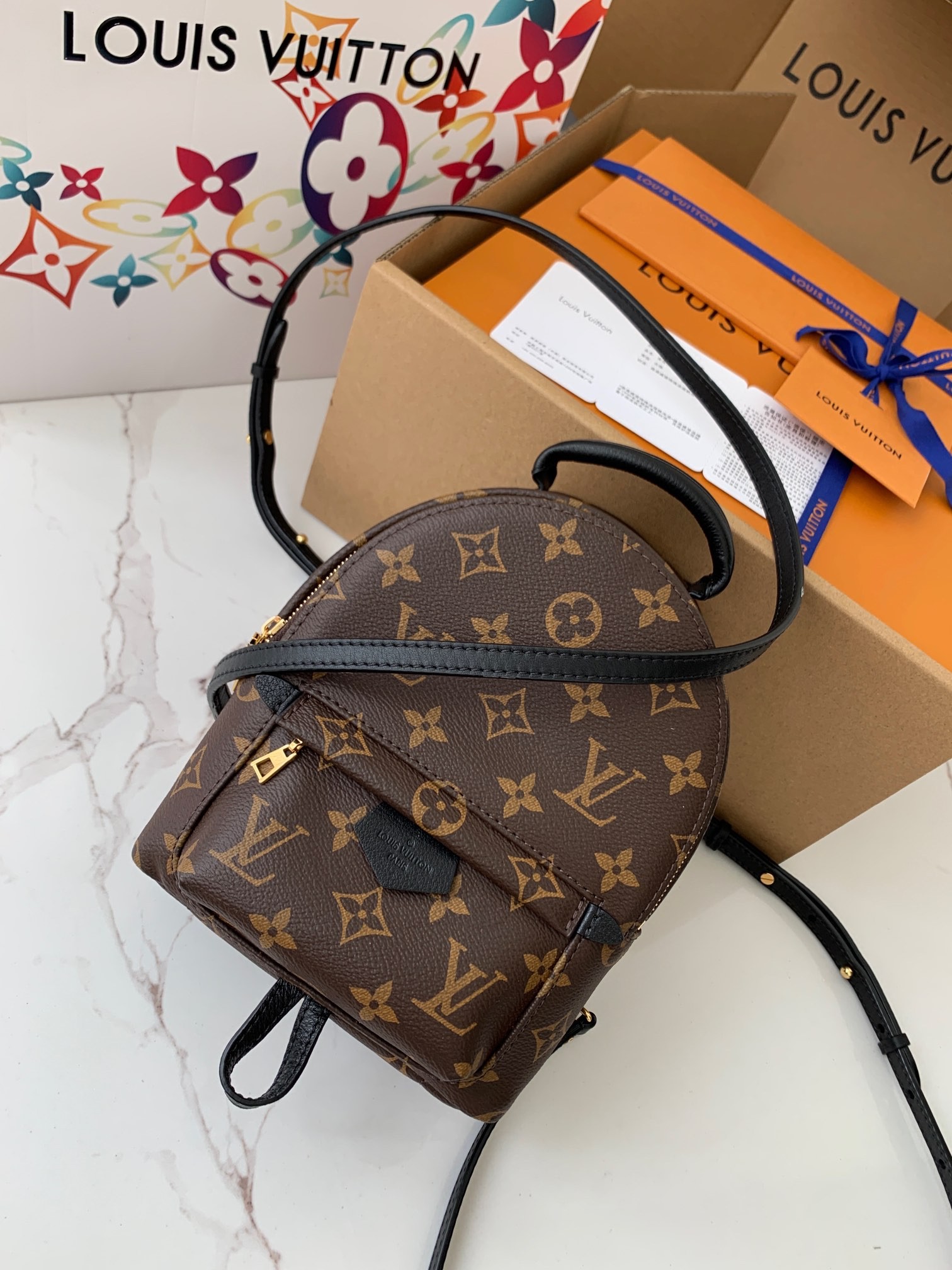 「#690」Louis Vuitton PALM SPRINGS M44873 size:17*22*10cm - Image 2