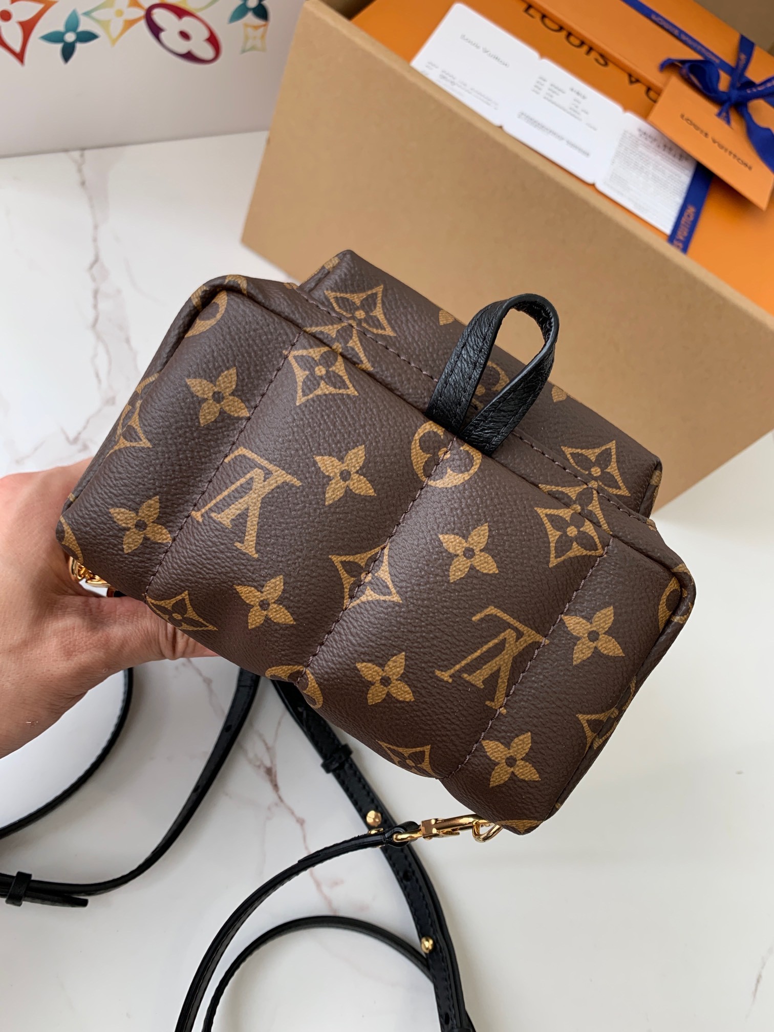 「#690」Louis Vuitton PALM SPRINGS M44873 size:17*22*10cm - Image 5