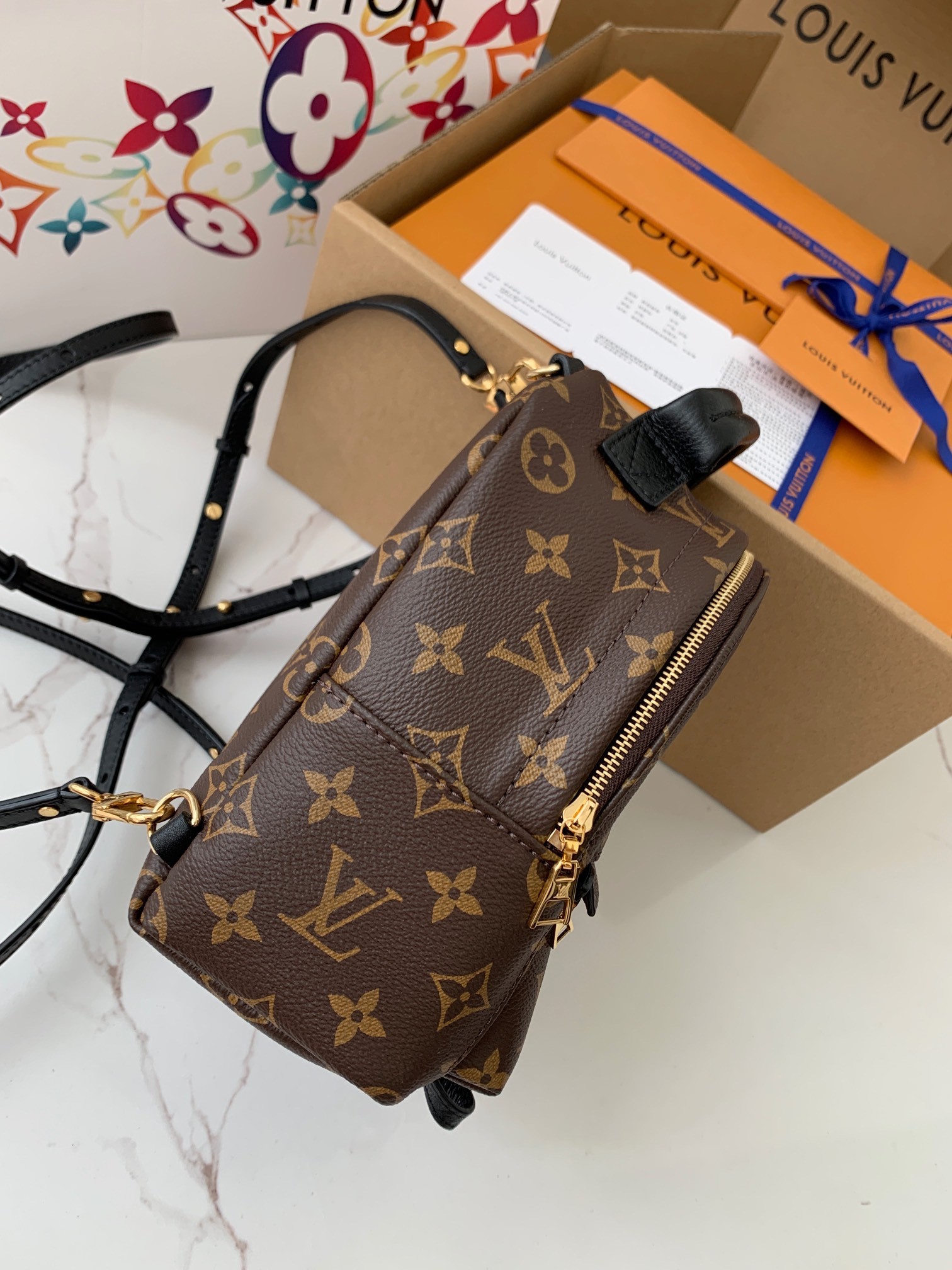 「#690」Louis Vuitton PALM SPRINGS M44873 size:17*22*10cm - Image 4