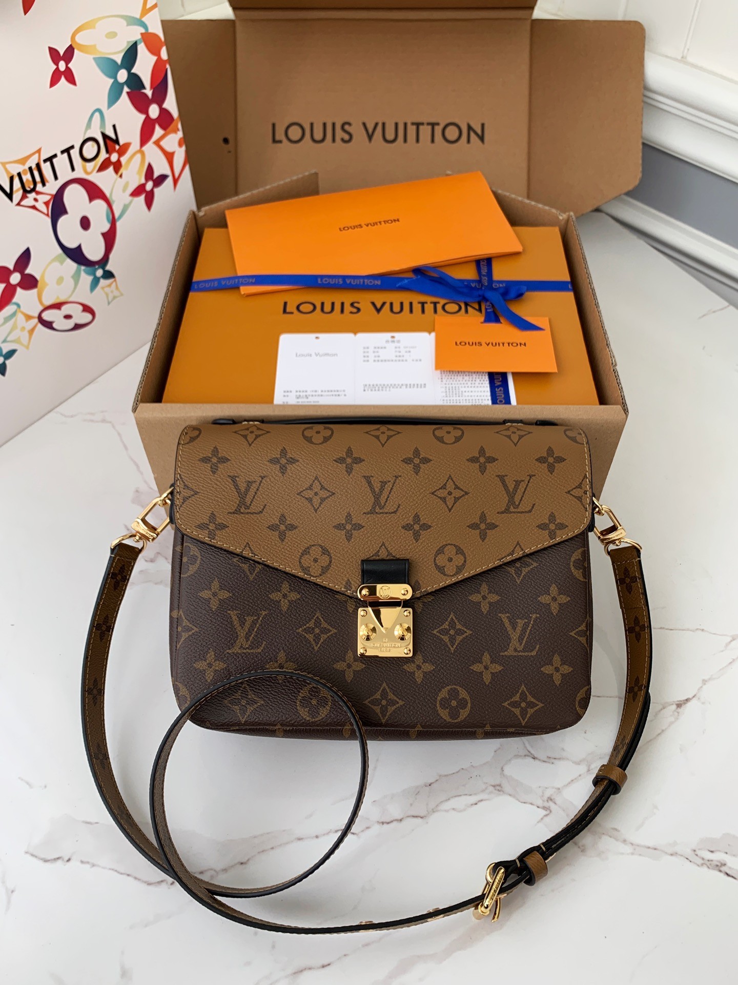 「#692」LOUIS VUITTON POCHETTE MÉTIS M44876 SIZE:25*19*7cm
