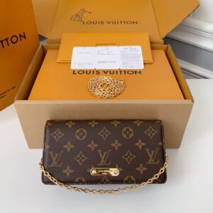 「#695」 LOUIS VUITTON WALLET ON CHAIN LILY M82509 size:20.7*10.2*3.5cm