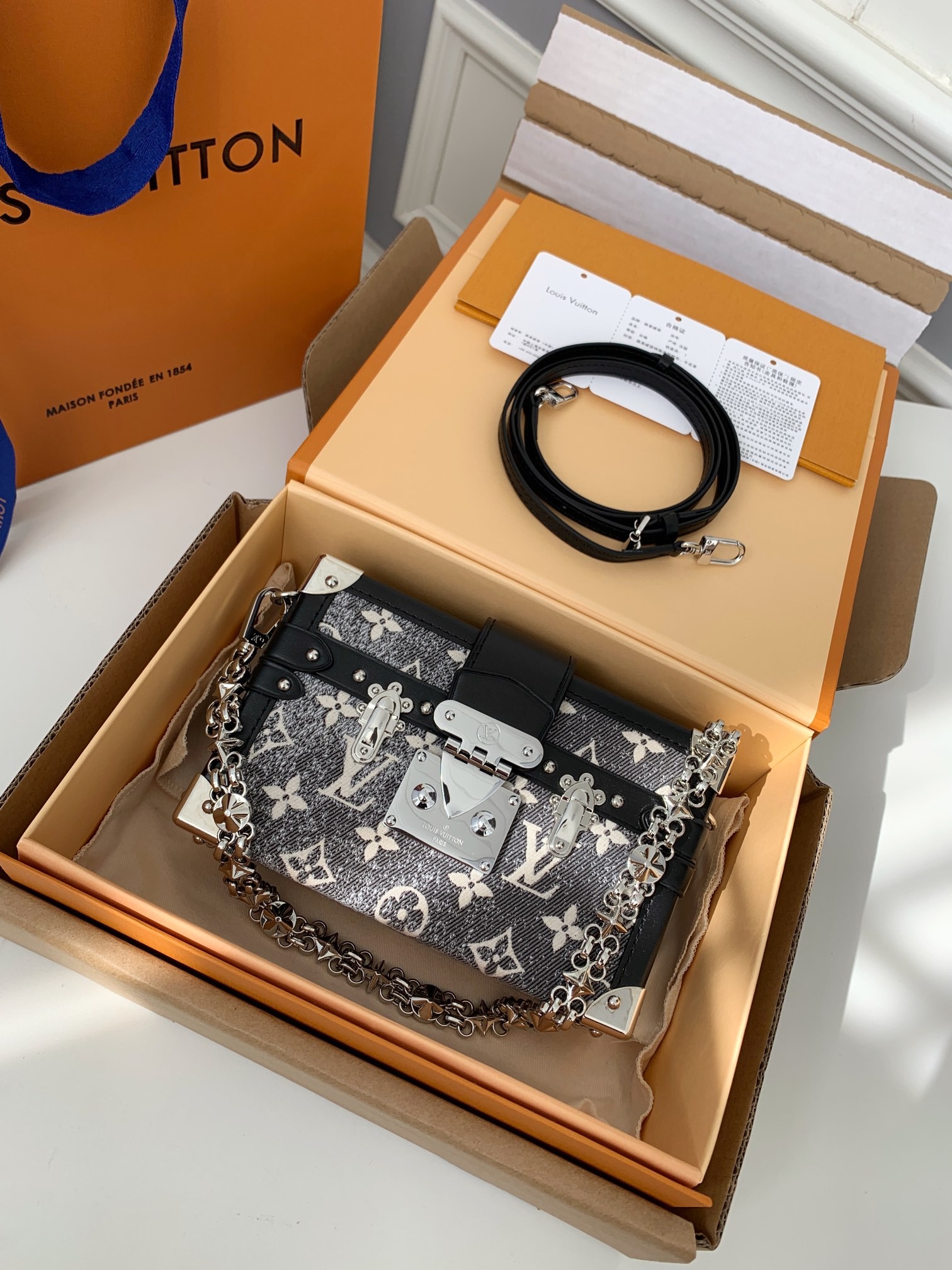 「#703」LOUIS VUITTON PETITE MALLE M21462 size:20*12.5*6m - Image 2