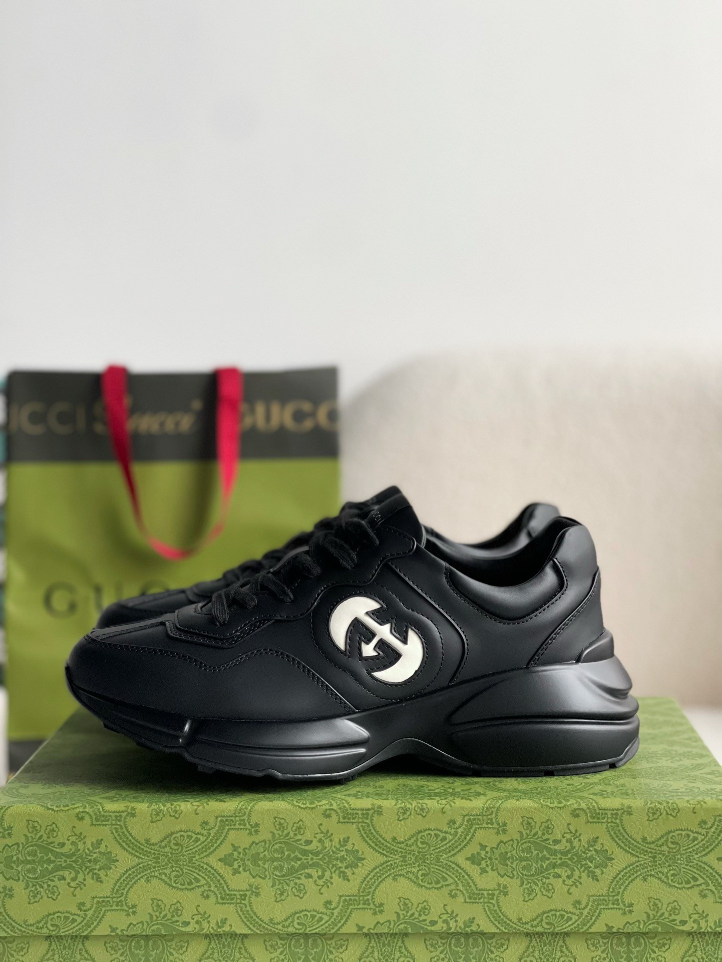 「#744」Gucci Rhyton Sneakers