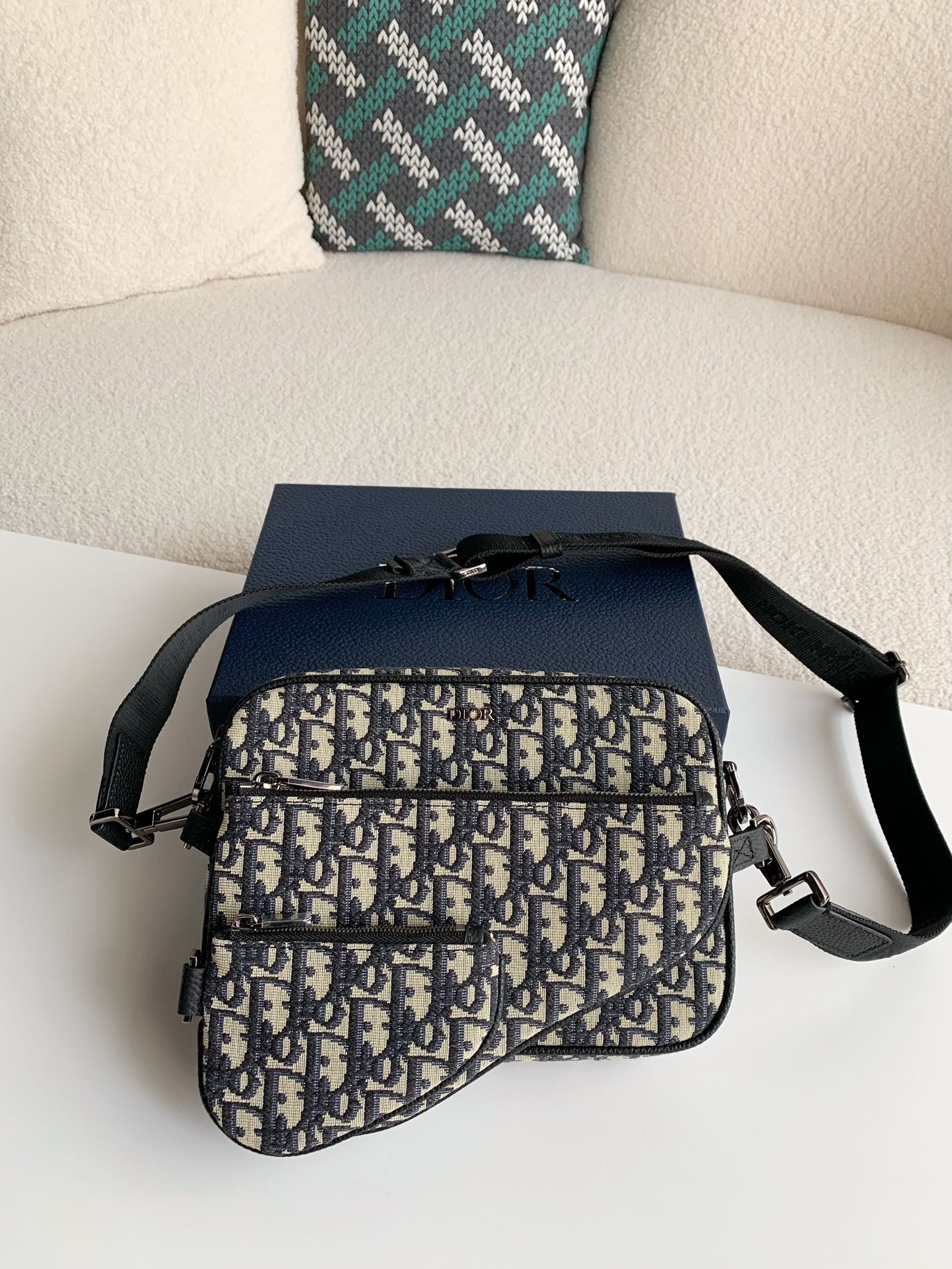 「#745」DIOR Oblique size:23*16.5*4.3cm