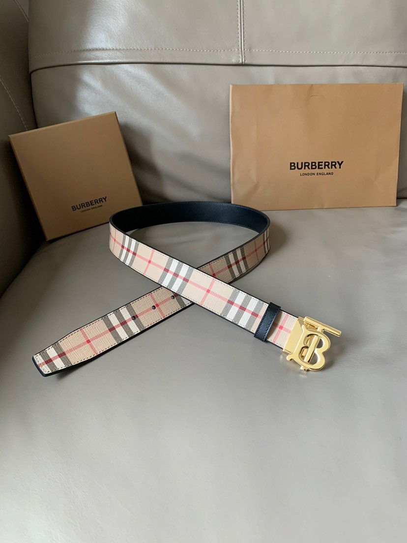 「#757」Burberry belt - Image 4
