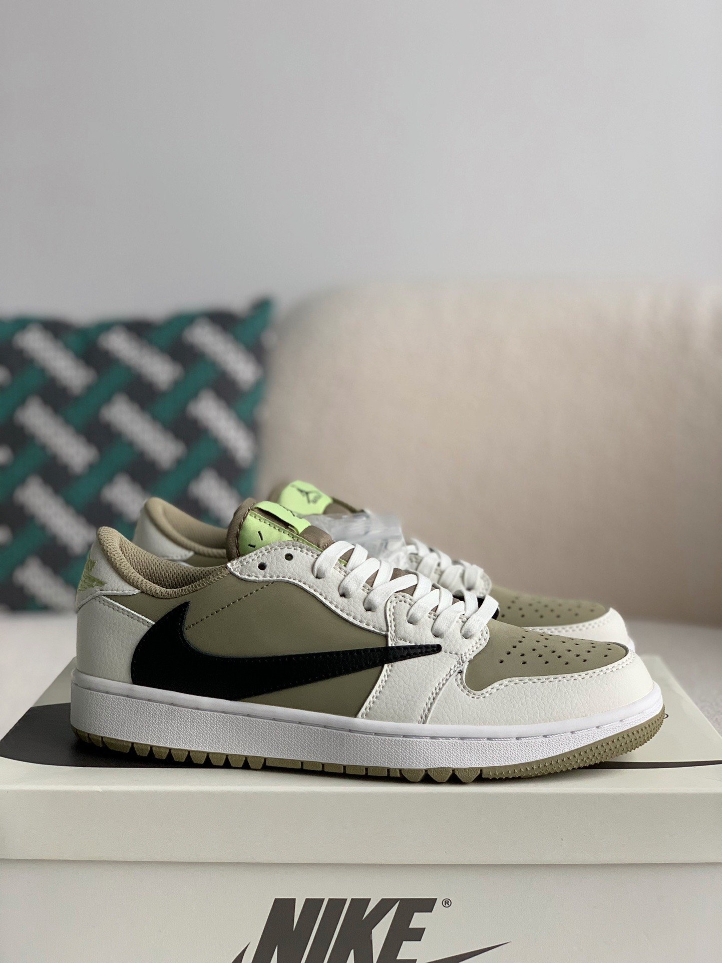 「#758」Travis Scott × Jordan Air Jordan 1 Low Golf - Image 2