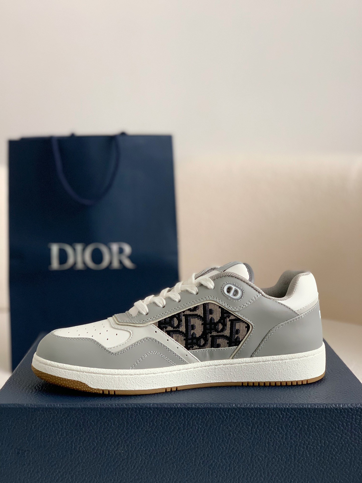 「#785」DIOR B27 Oblique Sneakers - Image 4