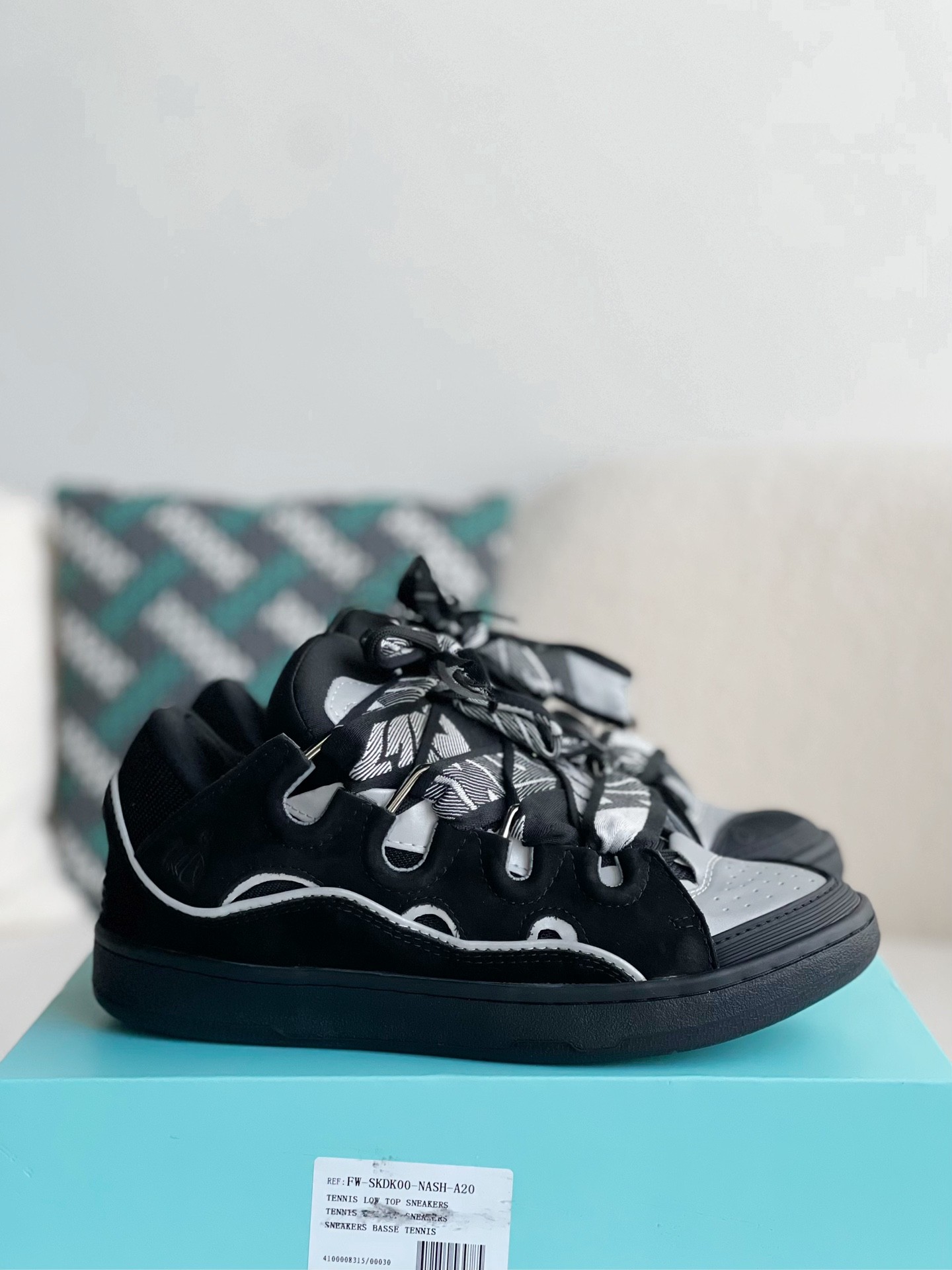 「#793」Lanvin Curb Sneaker - Image 2