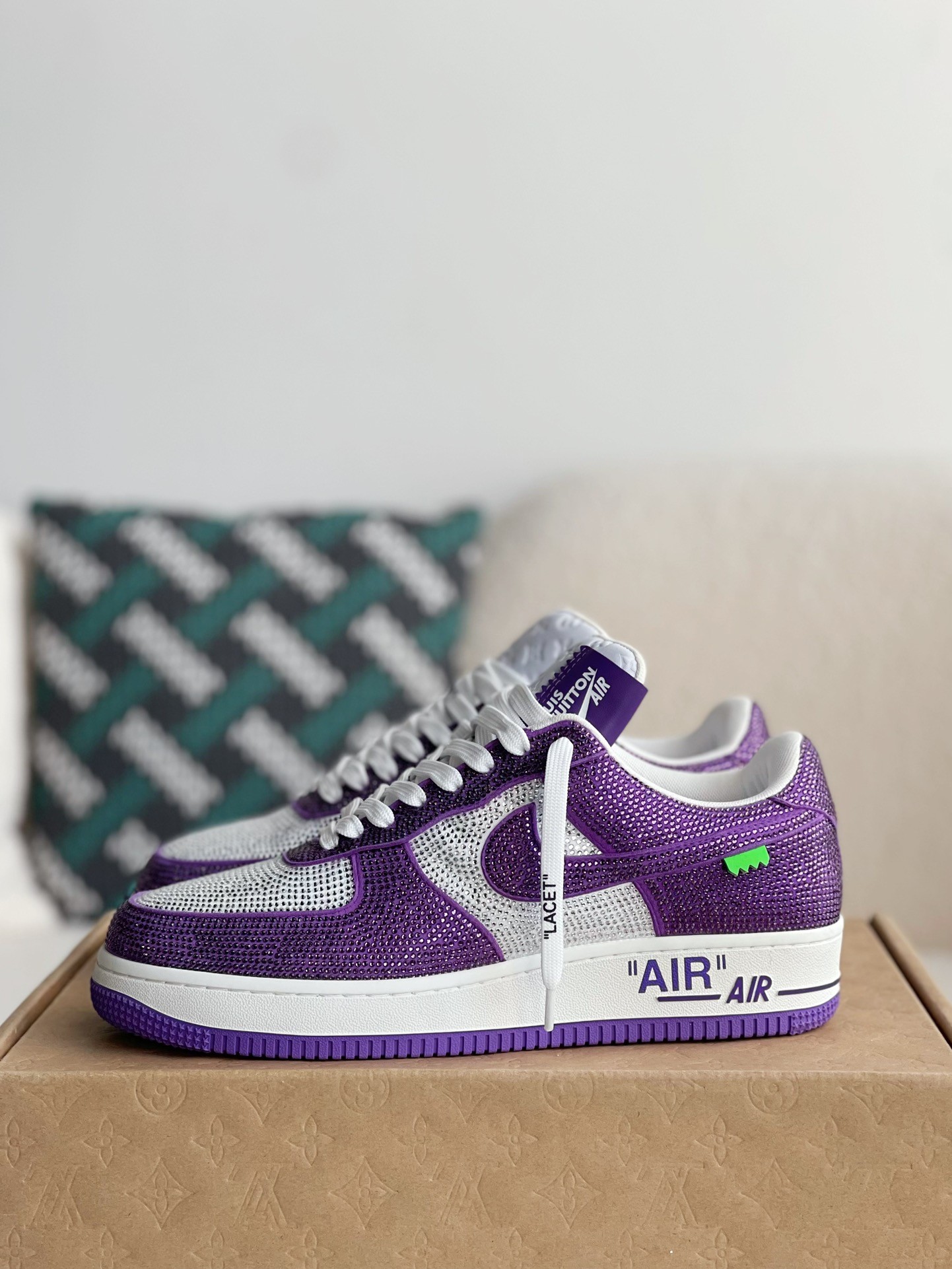 「#798」LOUIS VUITTON X NIKE AIR FORCE 1 SNEAKER