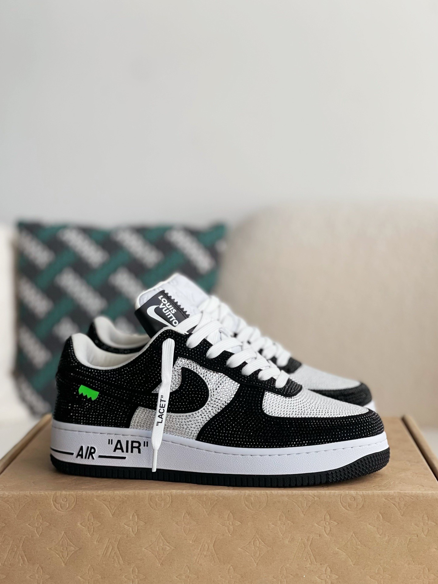 「#799」LOUIS VUITTON × Nike Air Force 1 low - Image 2