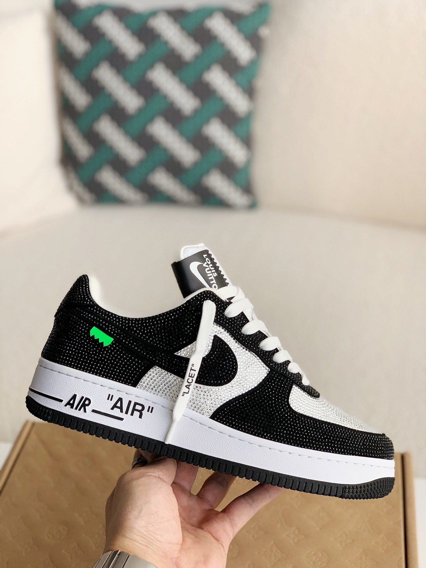「#799」LOUIS VUITTON × Nike Air Force 1 low - Image 3