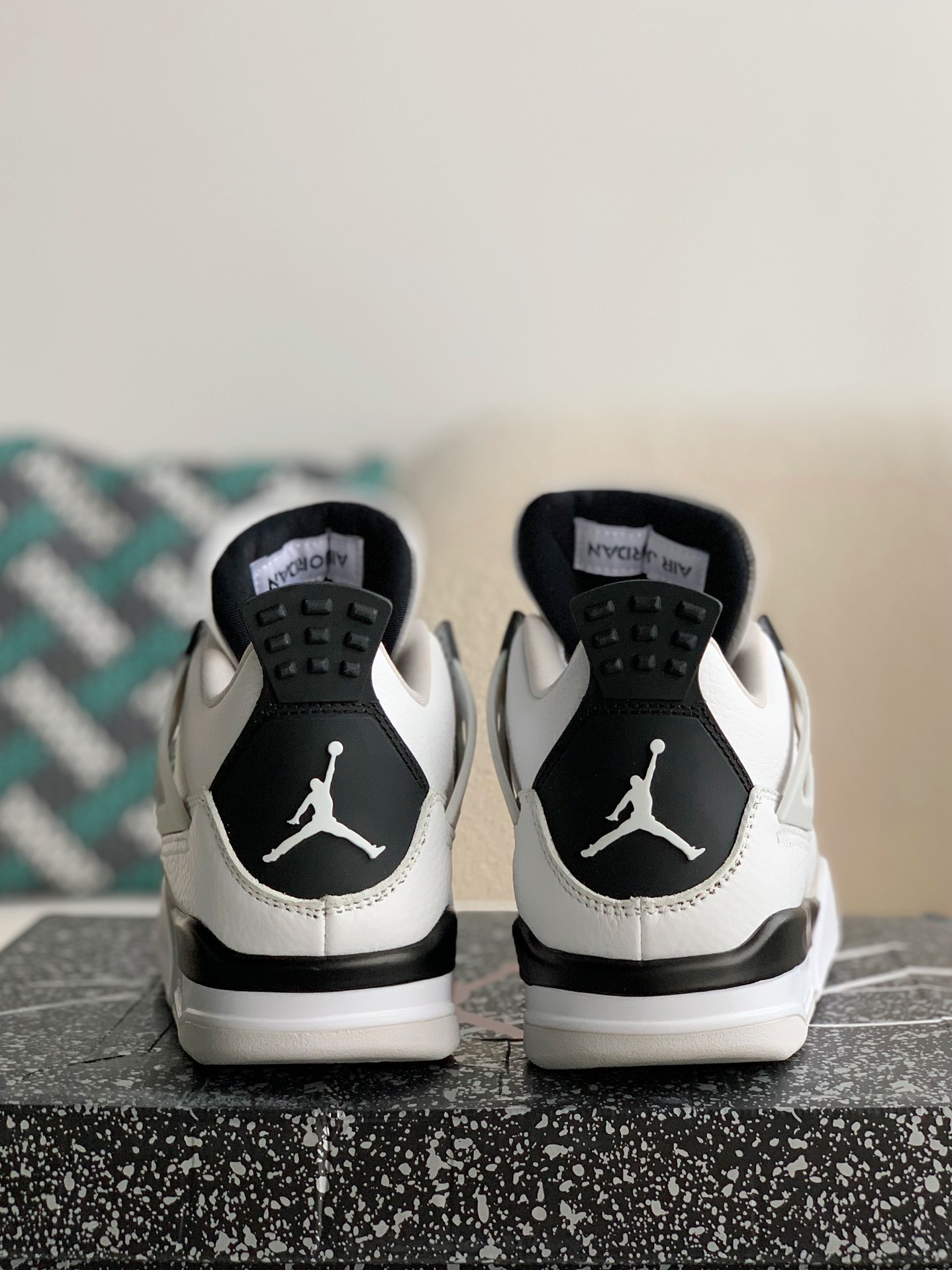 「#840」Jordan 4 Retro Military Black - Image 4
