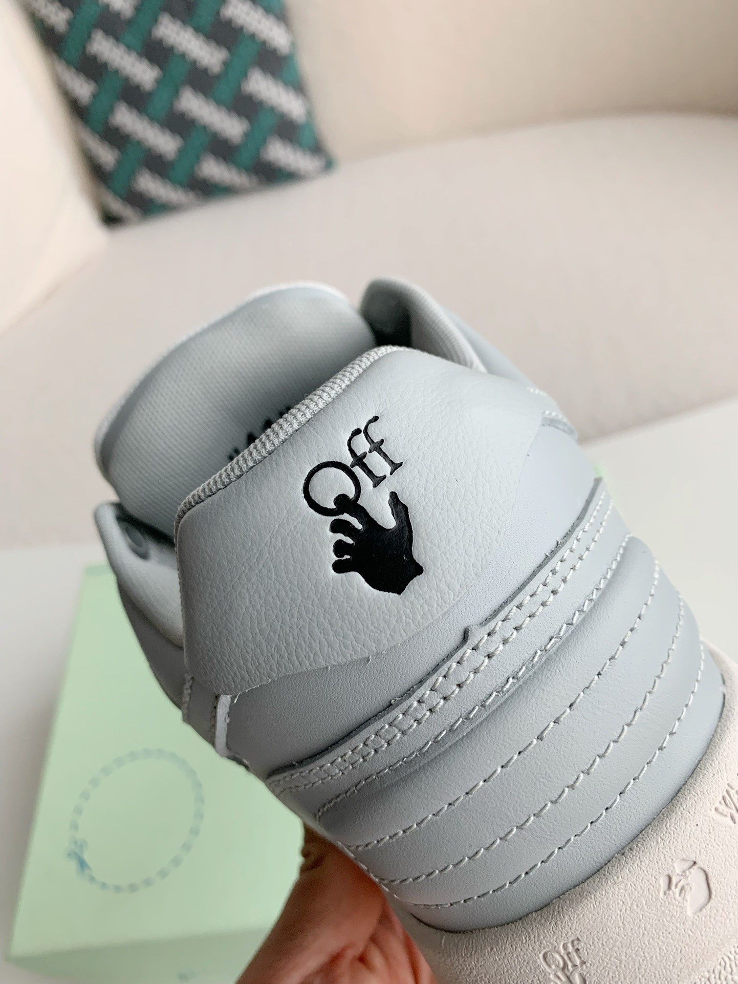 「#847」Off-White Out-Off-Office Leather sneakers - Image 5
