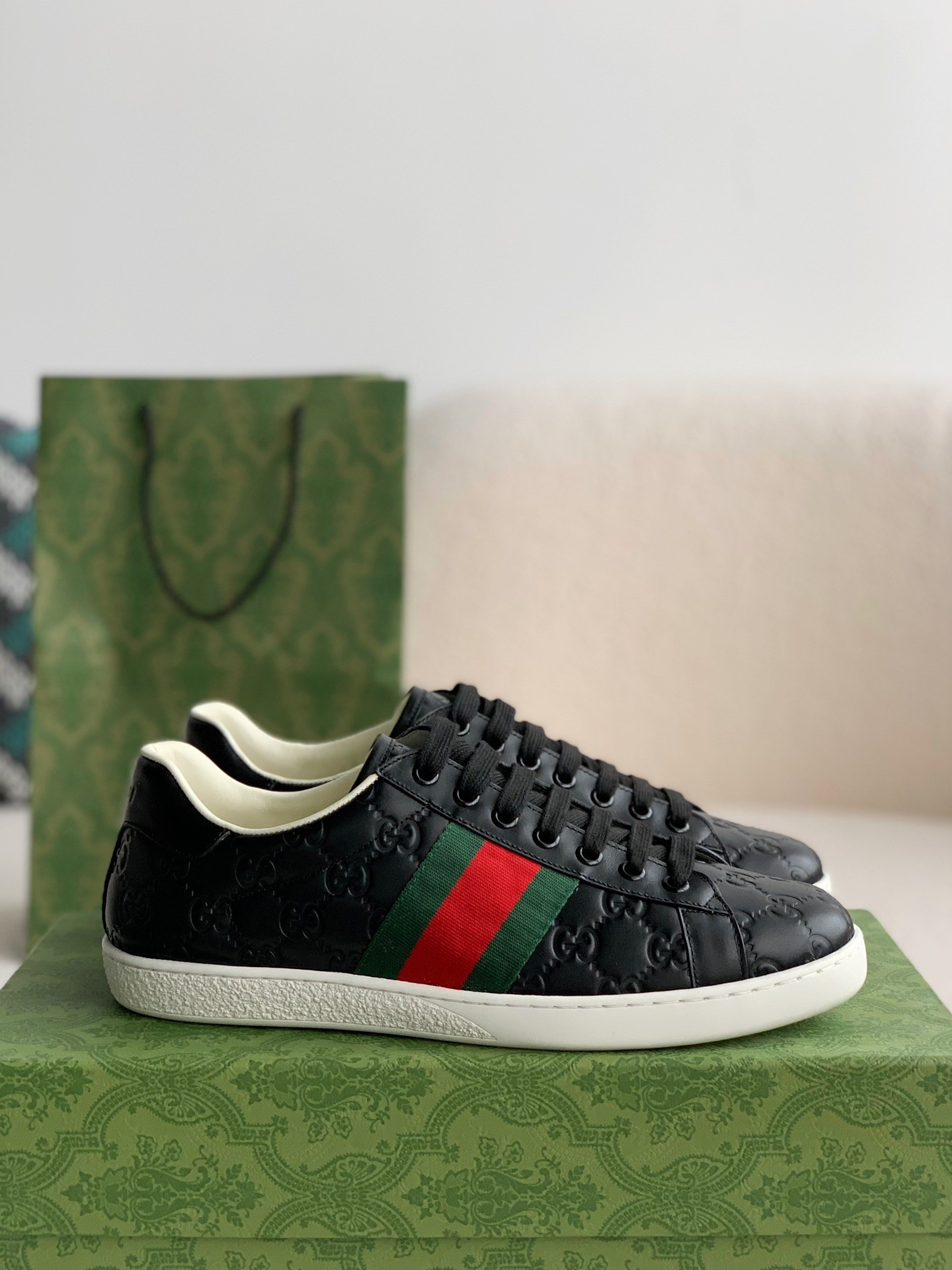 「#852」Gucci sneakers Support chip phone sen sing - Image 2