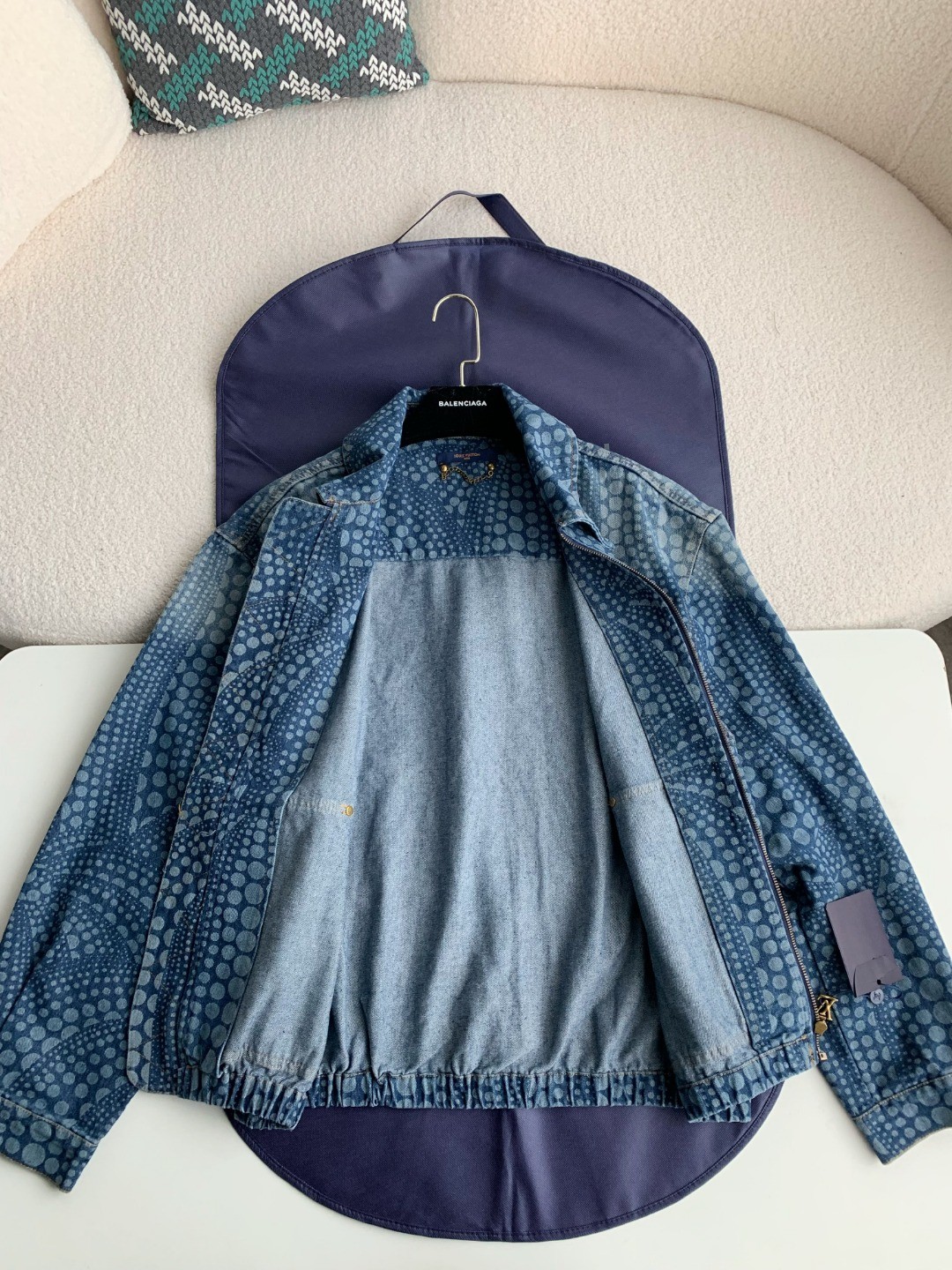 「#807」LOUIS VUITTON FLOWER Jacket - Image 4