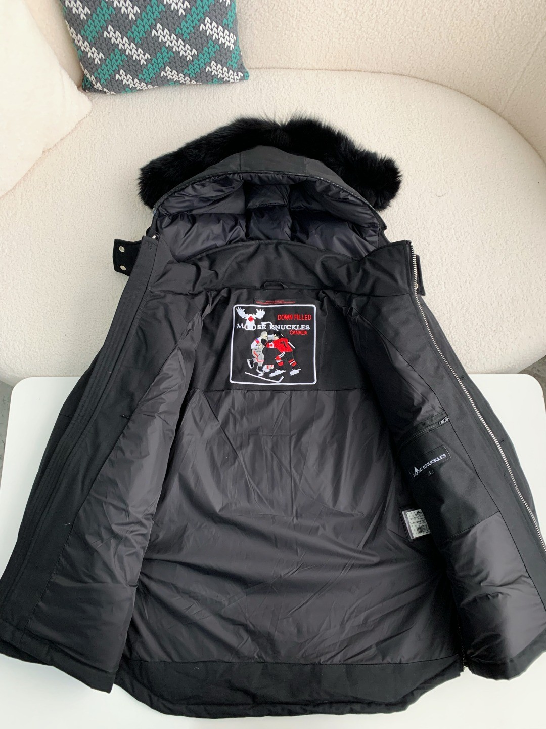 「#889」Moose Knuckles thermal down jacket - Image 4