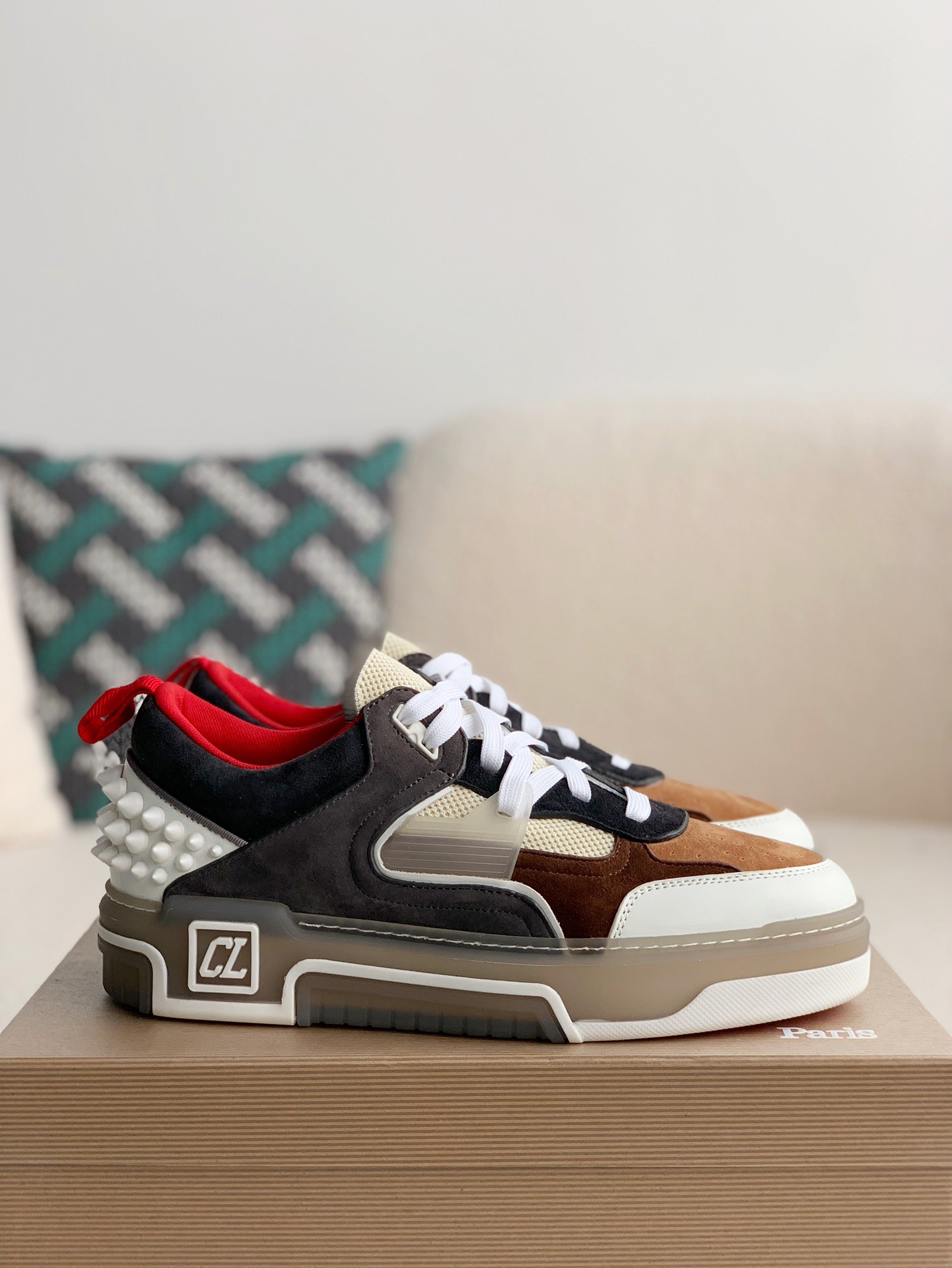 「#909」Christian Louboutin Sneakers - Image 2