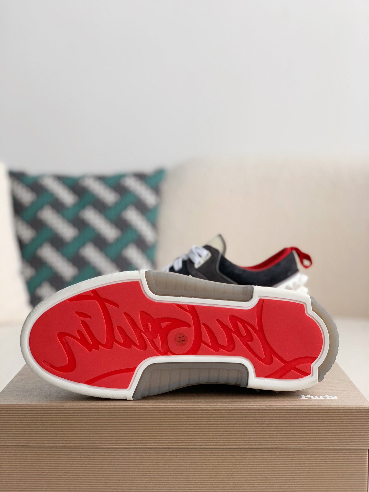 「#909」Christian Louboutin Sneakers - Image 5