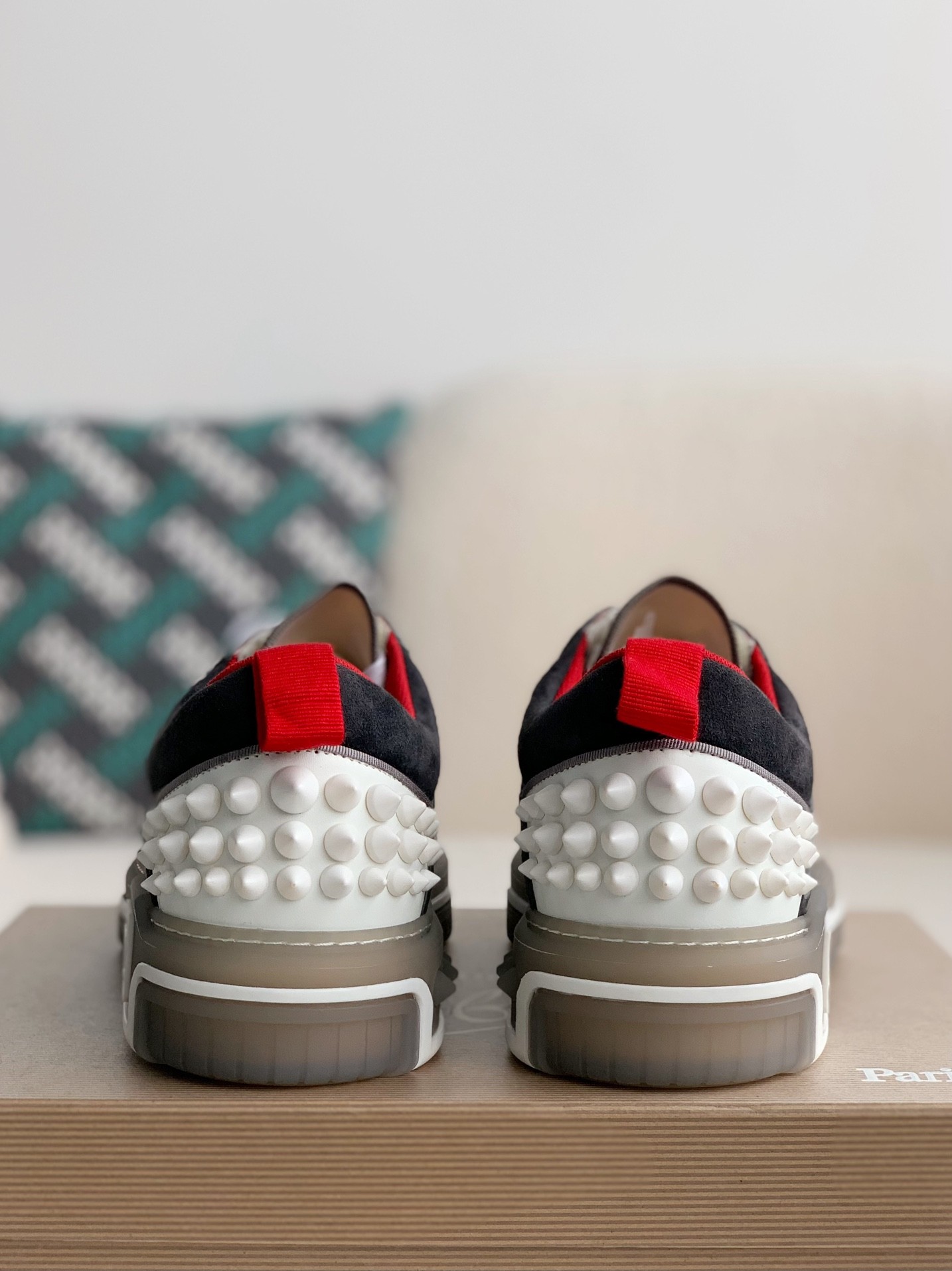 「#909」Christian Louboutin Sneakers - Image 3