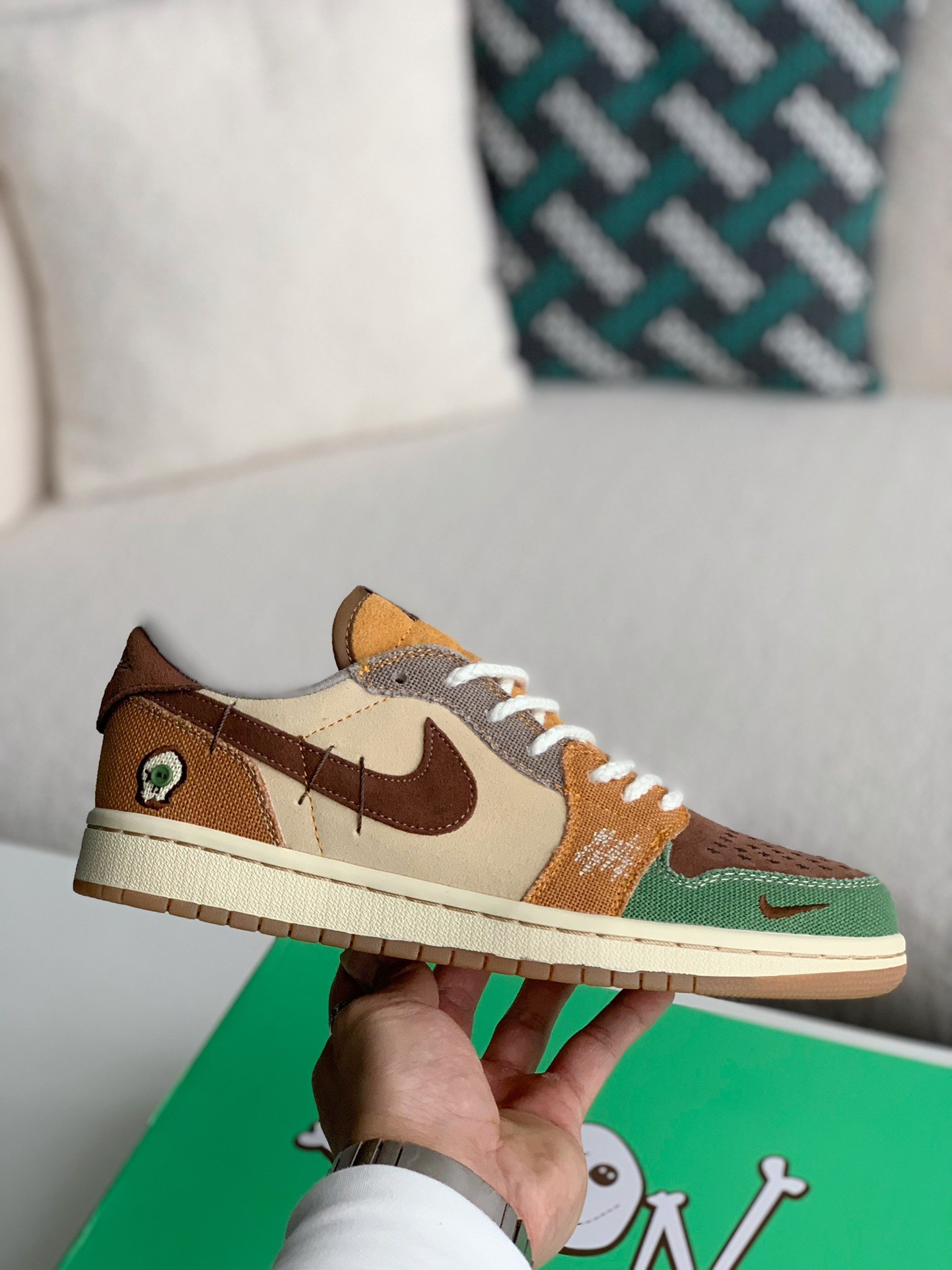 「#784」Nike AirJordan1 sneakers - Image 3