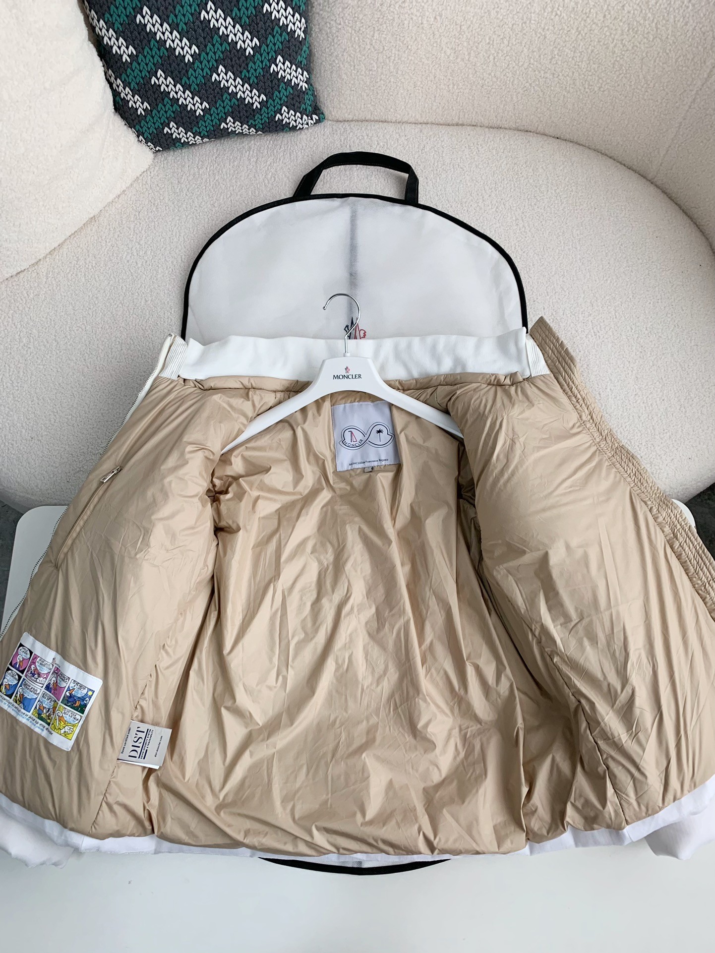 「#2649」70th Anniversary Moncler x Palm Angels Flash Maya Down Jacket - Image 8