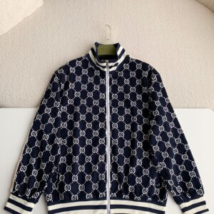 「#1040」Gucci Men's knitted sweater jacket