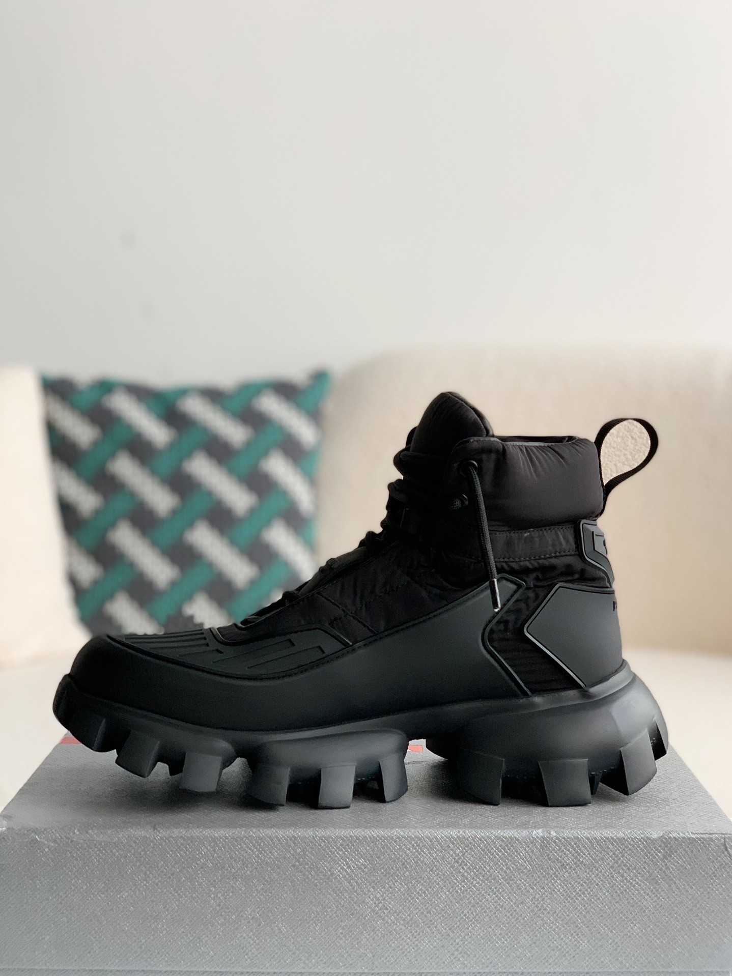 「#1076」Prada Cloudbus Thunder technology fabric sneakers
