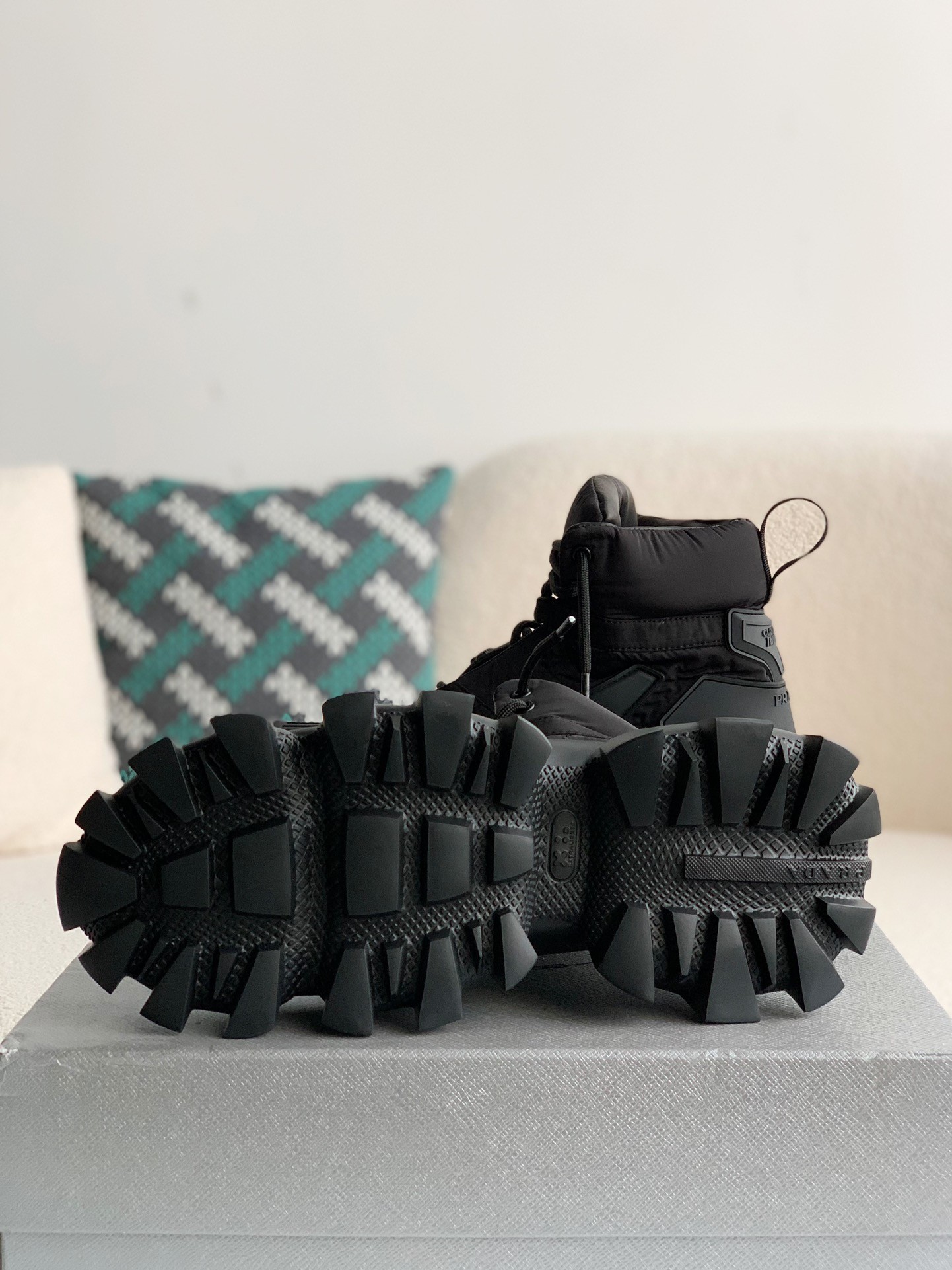 「#1076」Prada Cloudbus Thunder technology fabric sneakers - Image 5