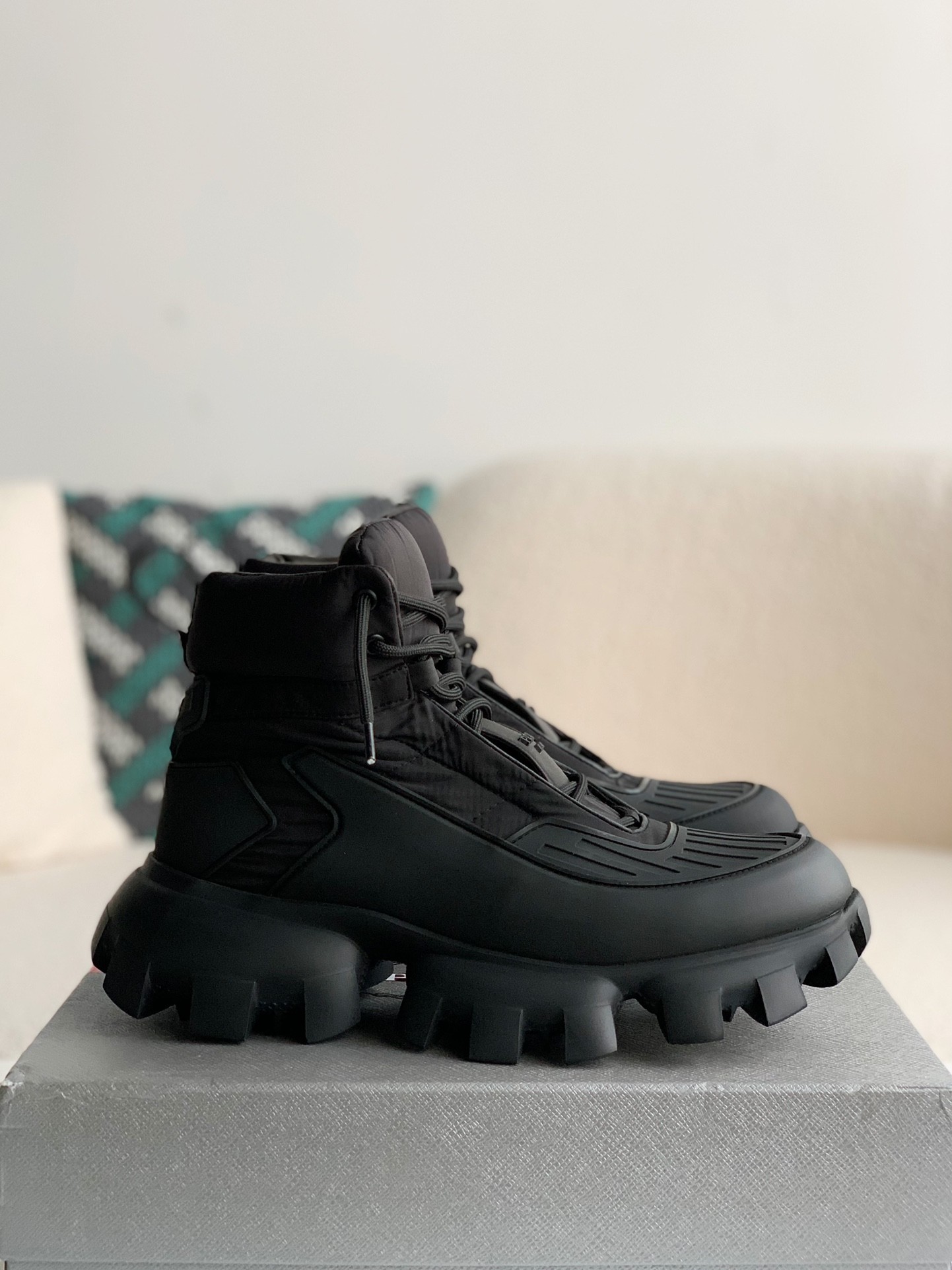 「#1076」Prada Cloudbus Thunder technology fabric sneakers - Image 2