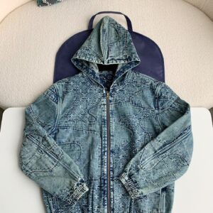「#1105」Louis Vuitton Jean hooded jacket