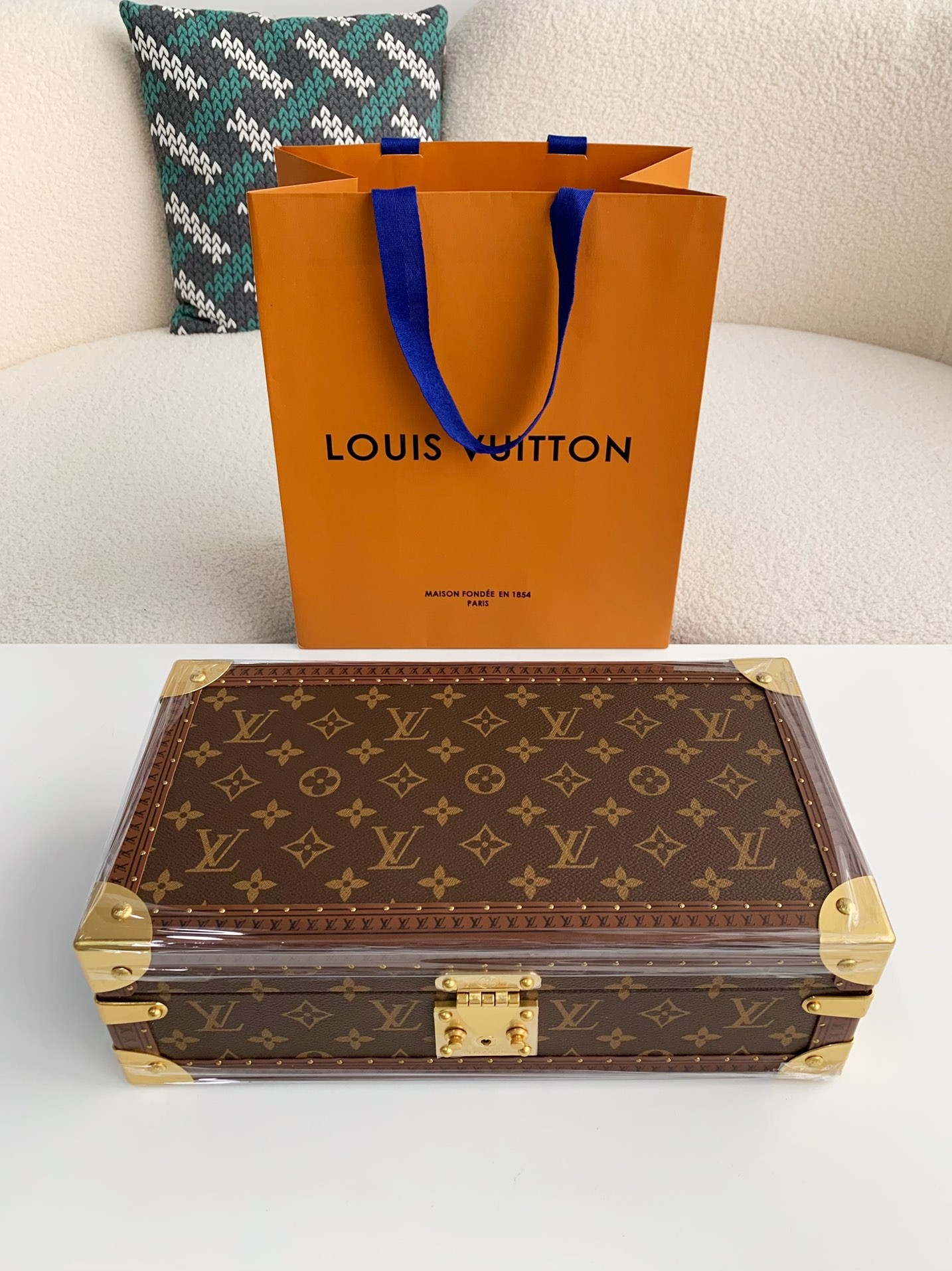 「#1109」Louis Vuitton Watch Storage Box Size:34*18*11cm - Image 2