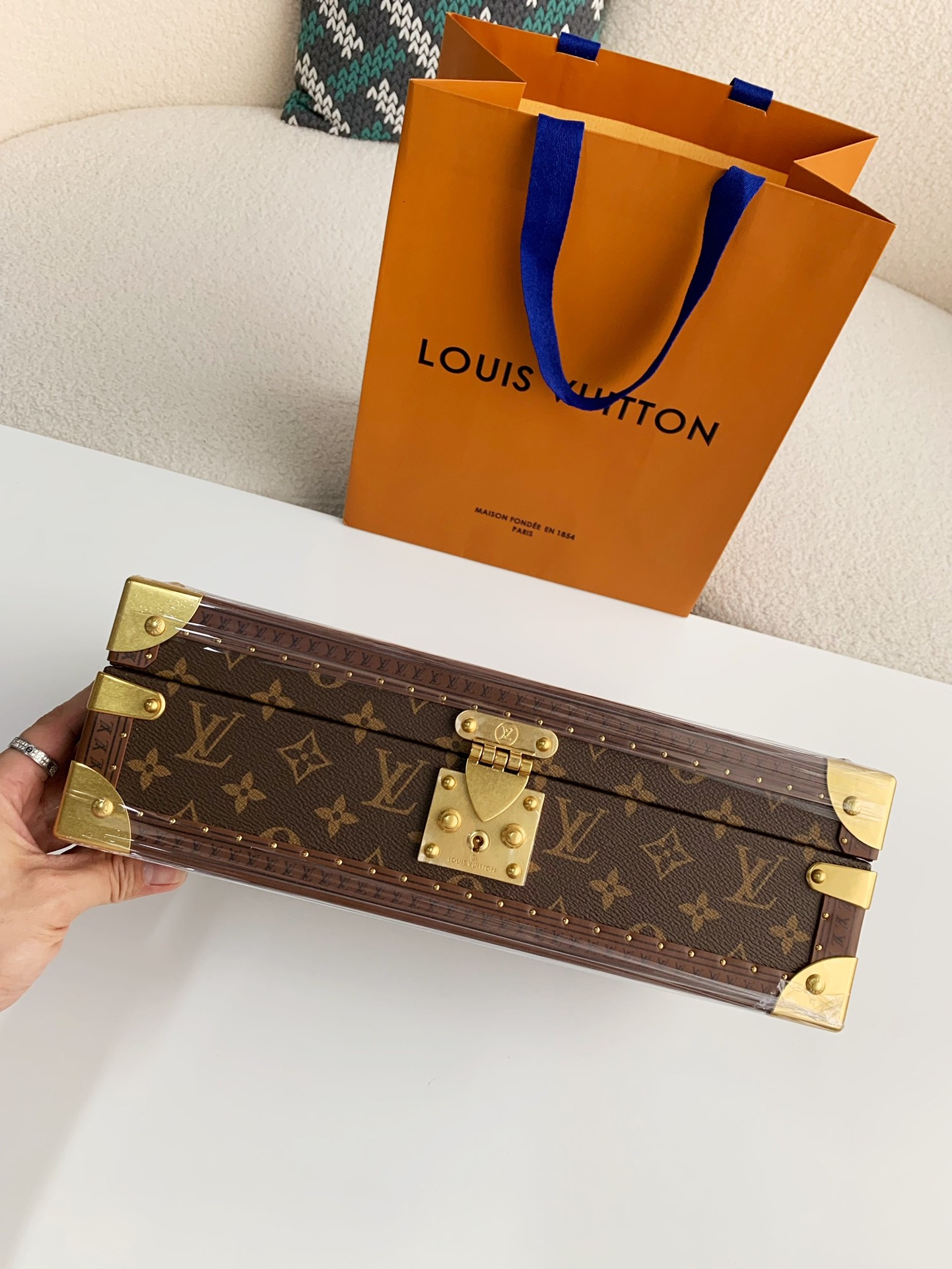 「#1109」Louis Vuitton Watch Storage Box Size:34*18*11cm - Image 3