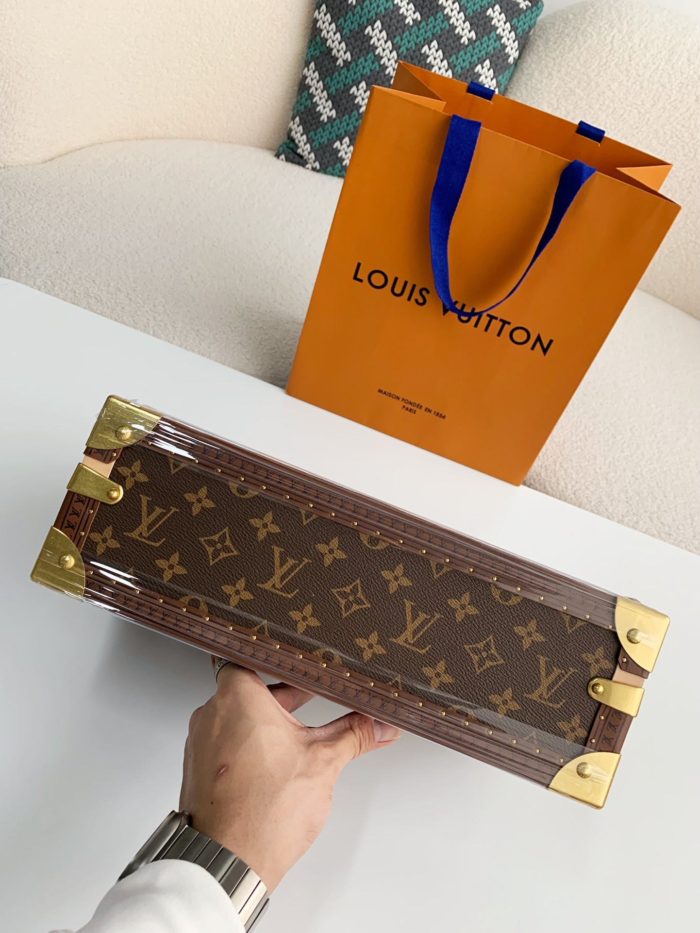 「#1109」Louis Vuitton Watch Storage Box Size:34*18*11cm - Image 5