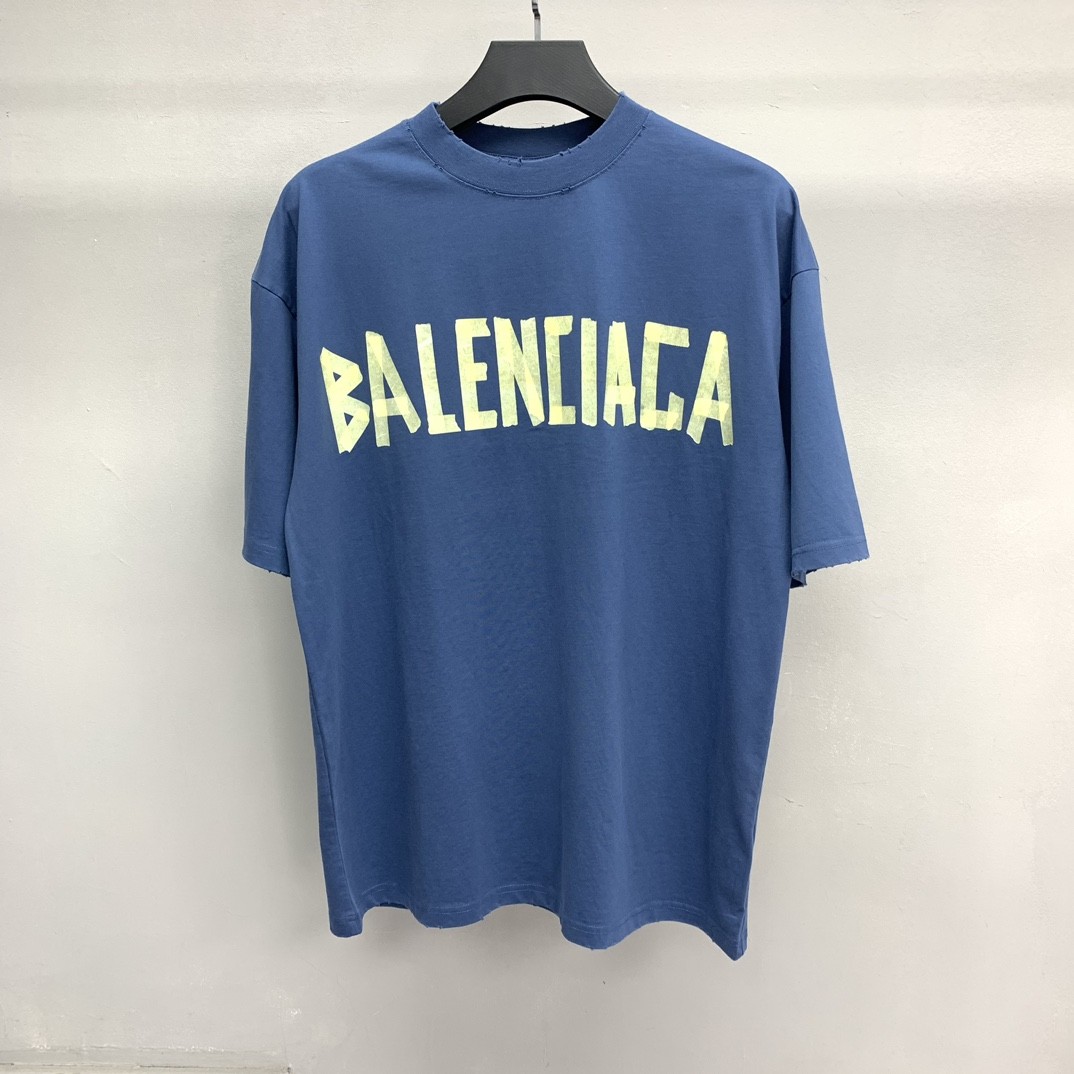 「#1158」Balenciaga Duct Tape Alphabet T-shirt