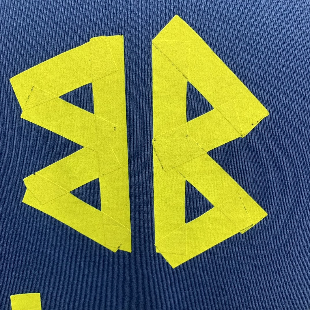 「#1158」Balenciaga Duct Tape Alphabet T-shirt - Image 4