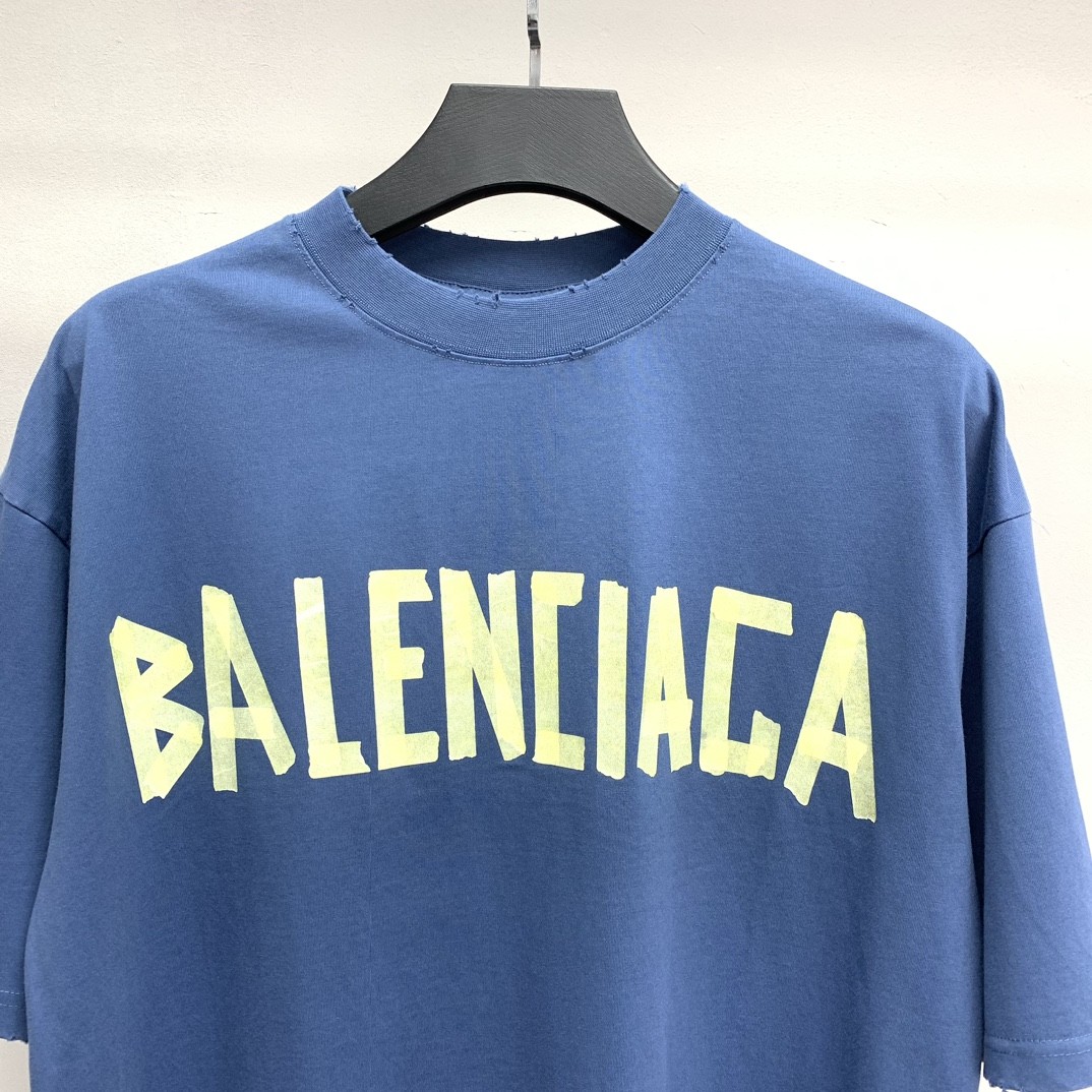 「#1158」Balenciaga Duct Tape Alphabet T-shirt - Image 2