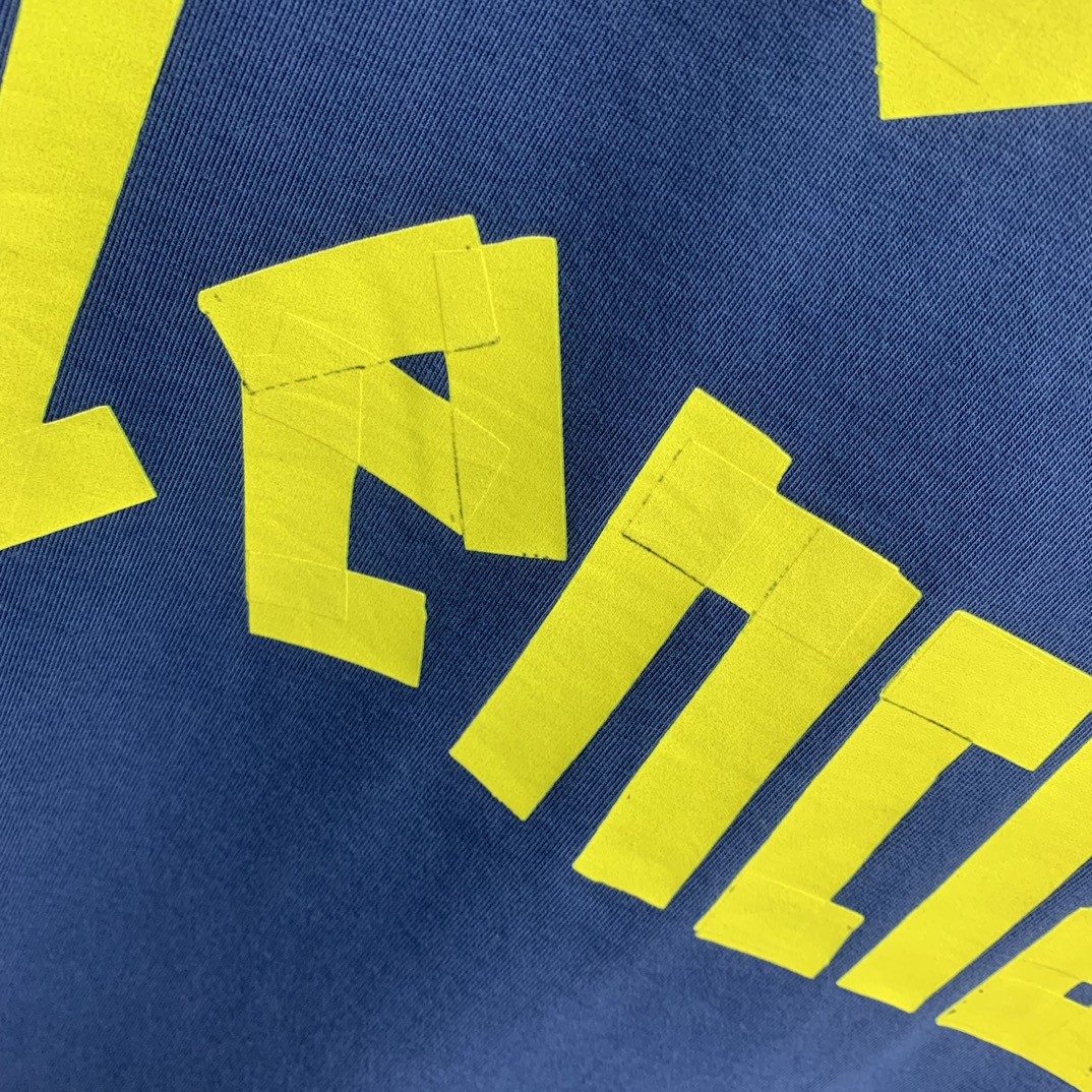 「#1158」Balenciaga Duct Tape Alphabet T-shirt - Image 5