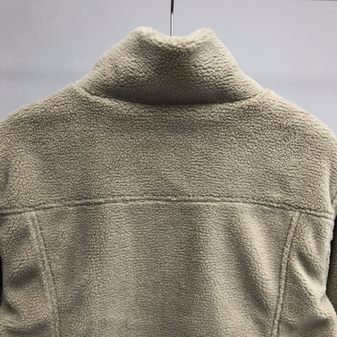 「#1185」Balenciaga lettered lambswool jacket - Image 4