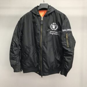 「#1186」Balenciaga world grain wheat logo cotton jacket