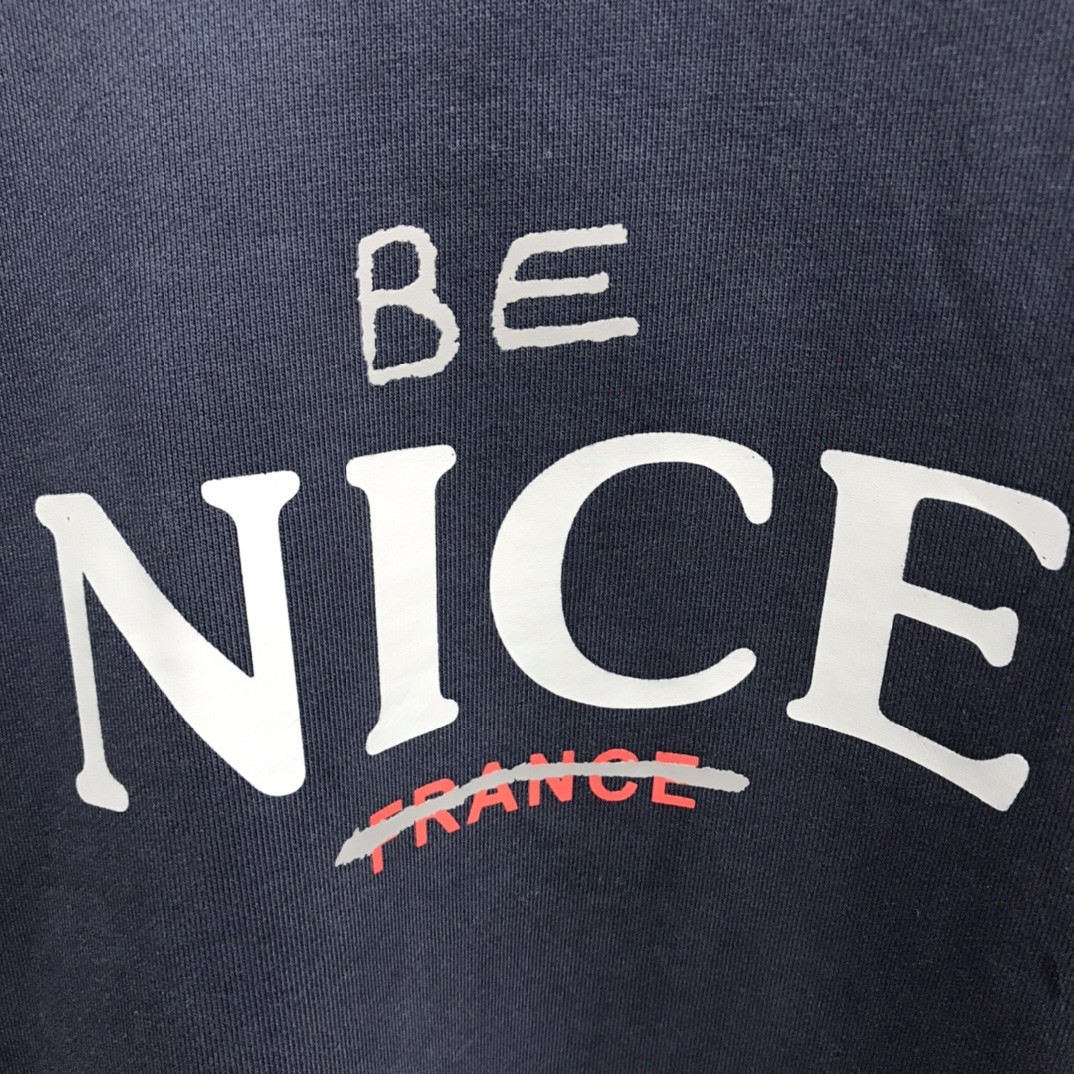 「#1190」Balenciaga BE NICE hooded sweatshirt - Image 5