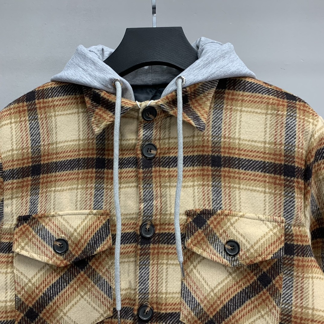 「#1201」Balenciaga flannel plaid shirt jacket - Image 2
