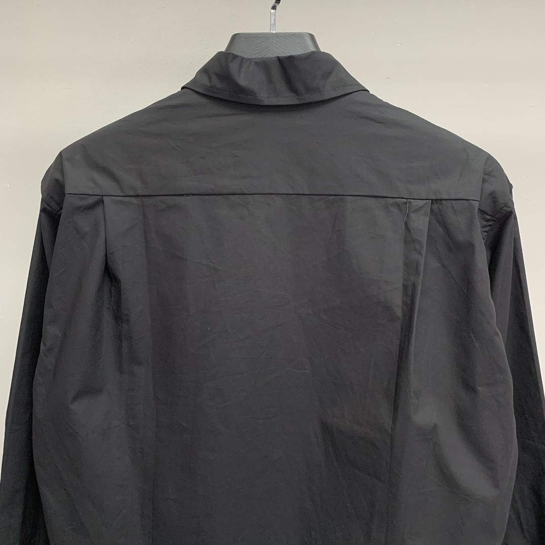 「#1206」Balenciaga neckline monogrammed long sleeve shirt - Image 4
