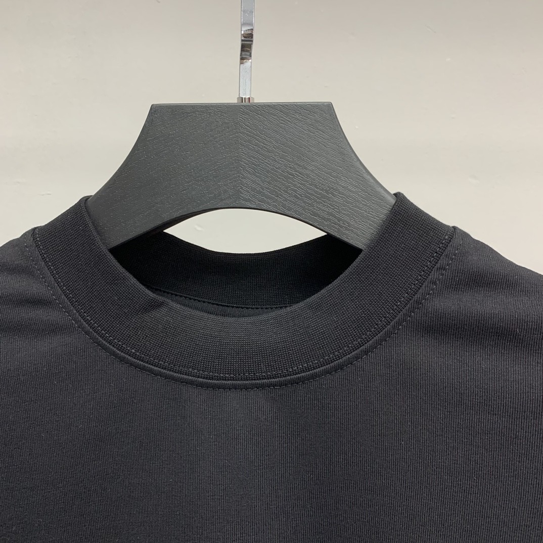 「#1216」Paris royal crown hot diamond short sleeve t-shirt - Image 4